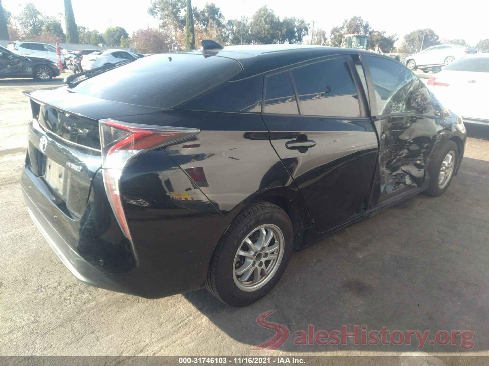 JTDKARFU7G3516305 2016 TOYOTA PRIUS