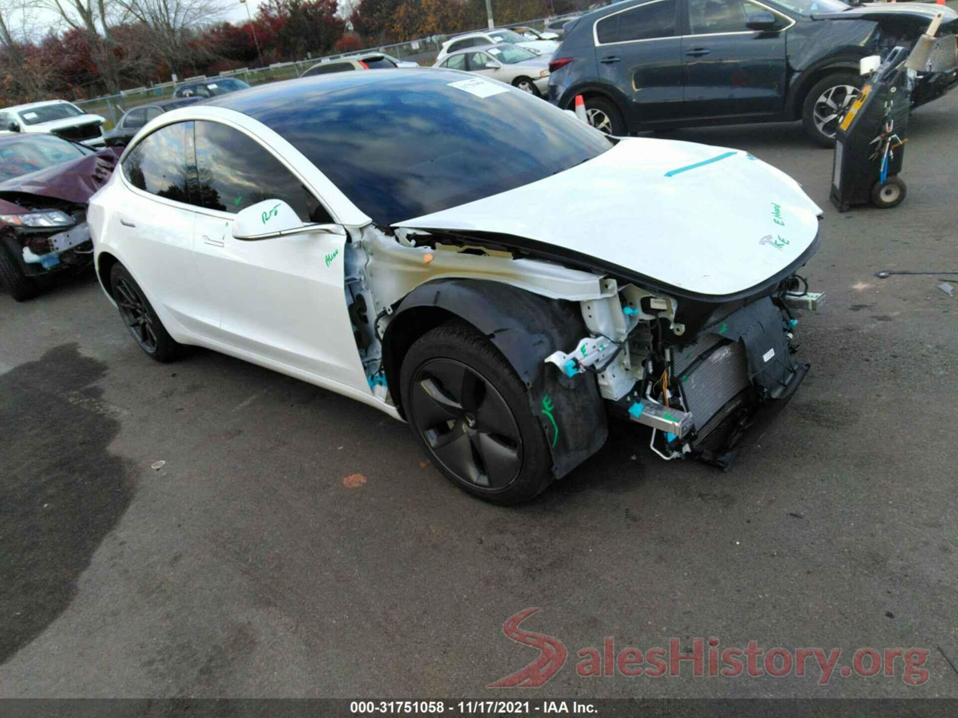 5YJ3E1EA0KF485573 2019 TESLA MODEL 3