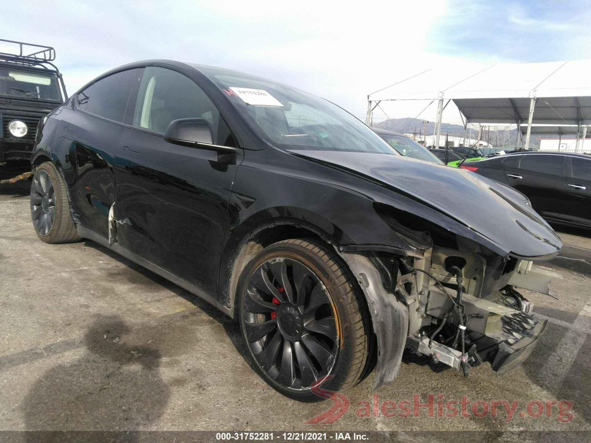 5YJYGDEF7LF027916 2020 TESLA MODEL Y