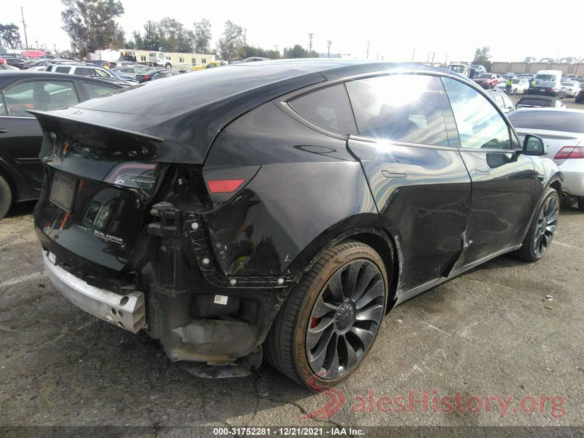 5YJYGDEF7LF027916 2020 TESLA MODEL Y