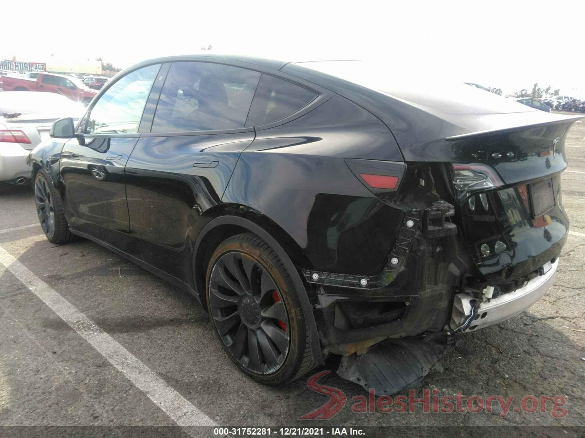 5YJYGDEF7LF027916 2020 TESLA MODEL Y