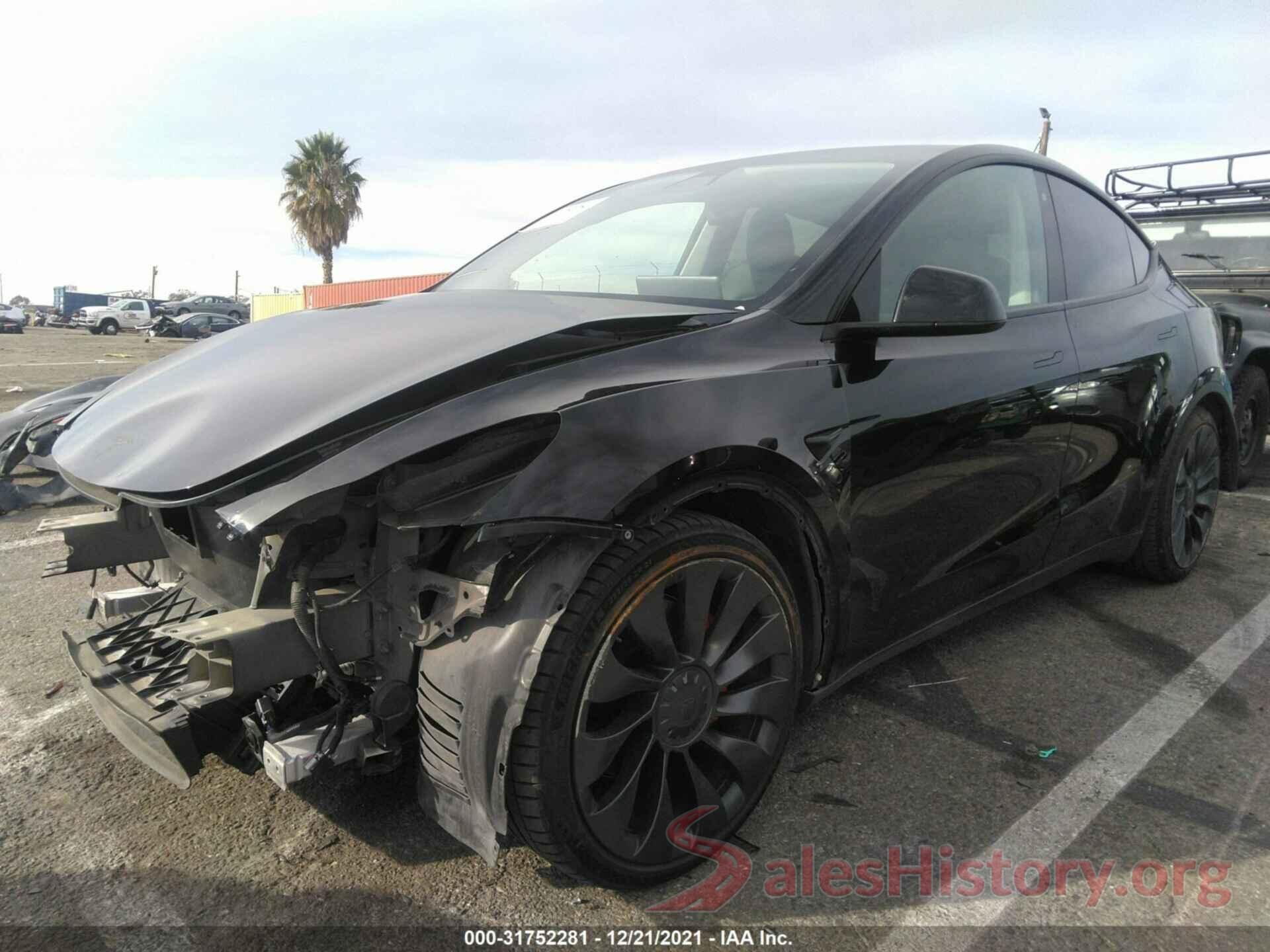 5YJYGDEF7LF027916 2020 TESLA MODEL Y