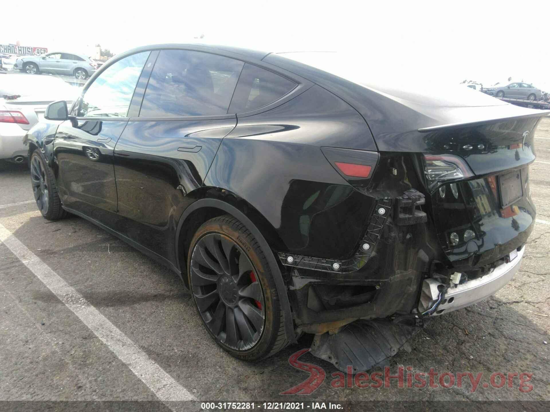 5YJYGDEF7LF027916 2020 TESLA MODEL Y