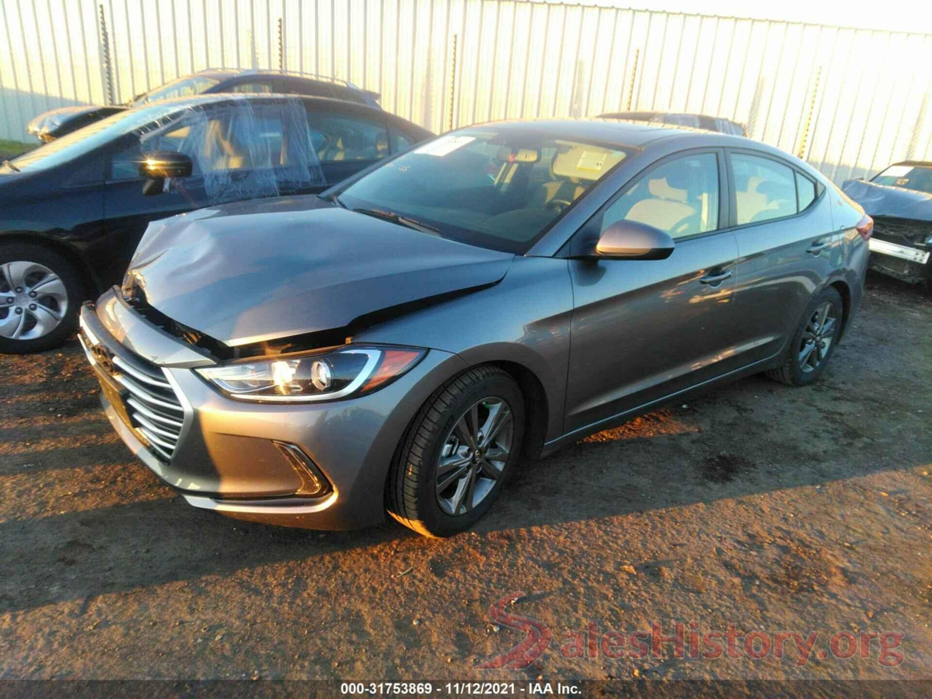 5NPD84LF0JH325186 2018 HYUNDAI ELANTRA