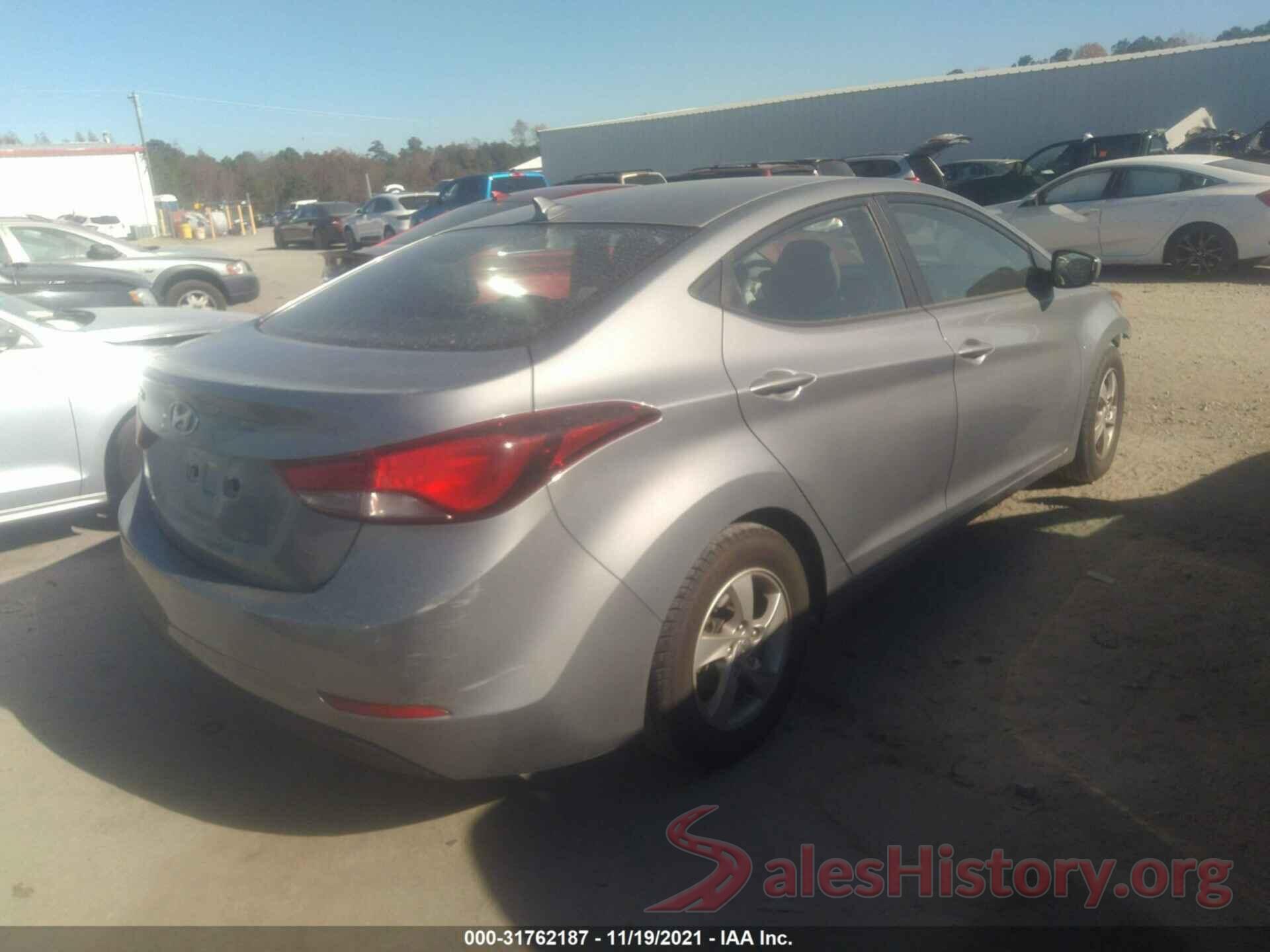 KMHDH4AE3EU191209 2014 HYUNDAI ELANTRA