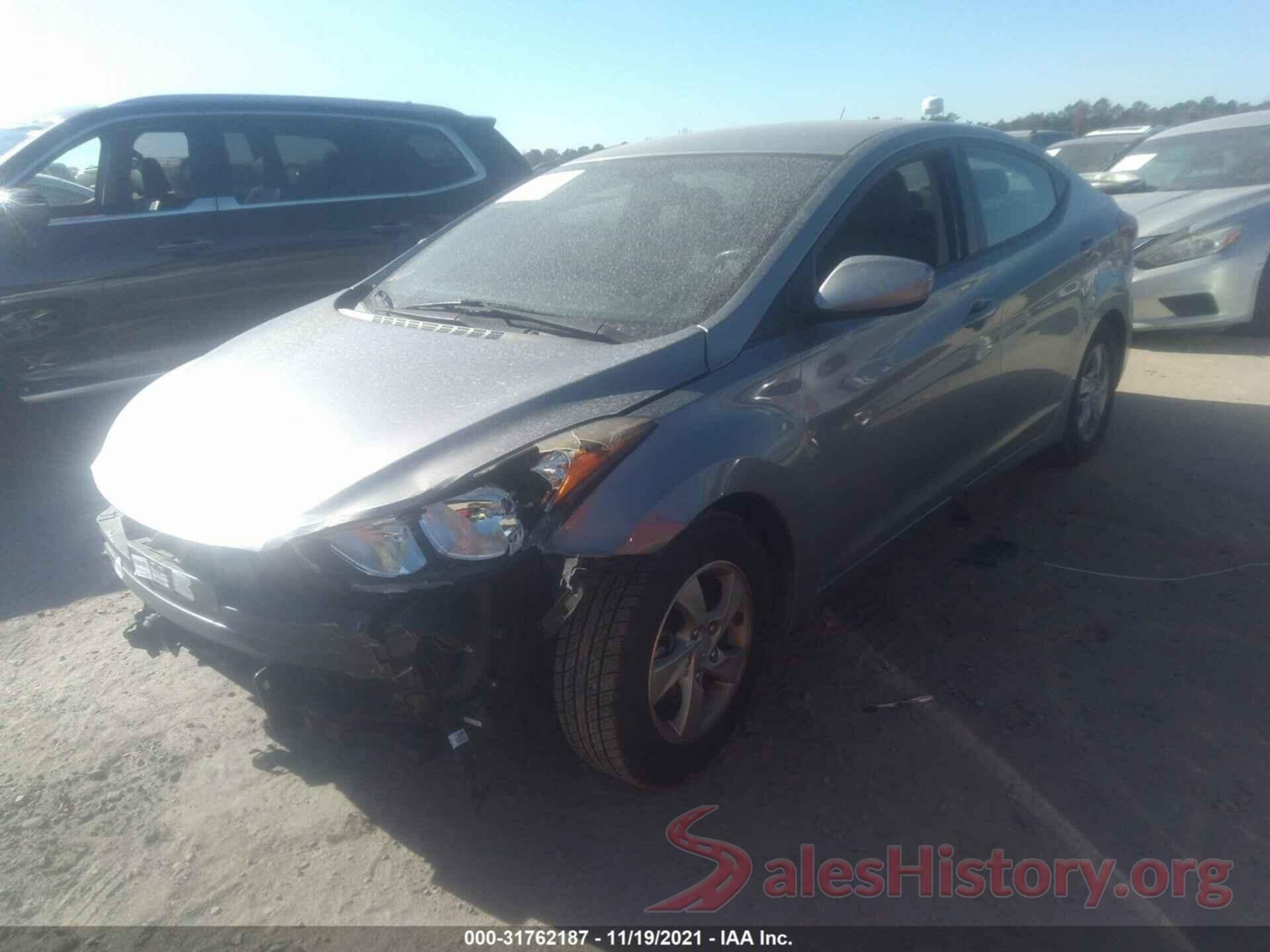 KMHDH4AE3EU191209 2014 HYUNDAI ELANTRA