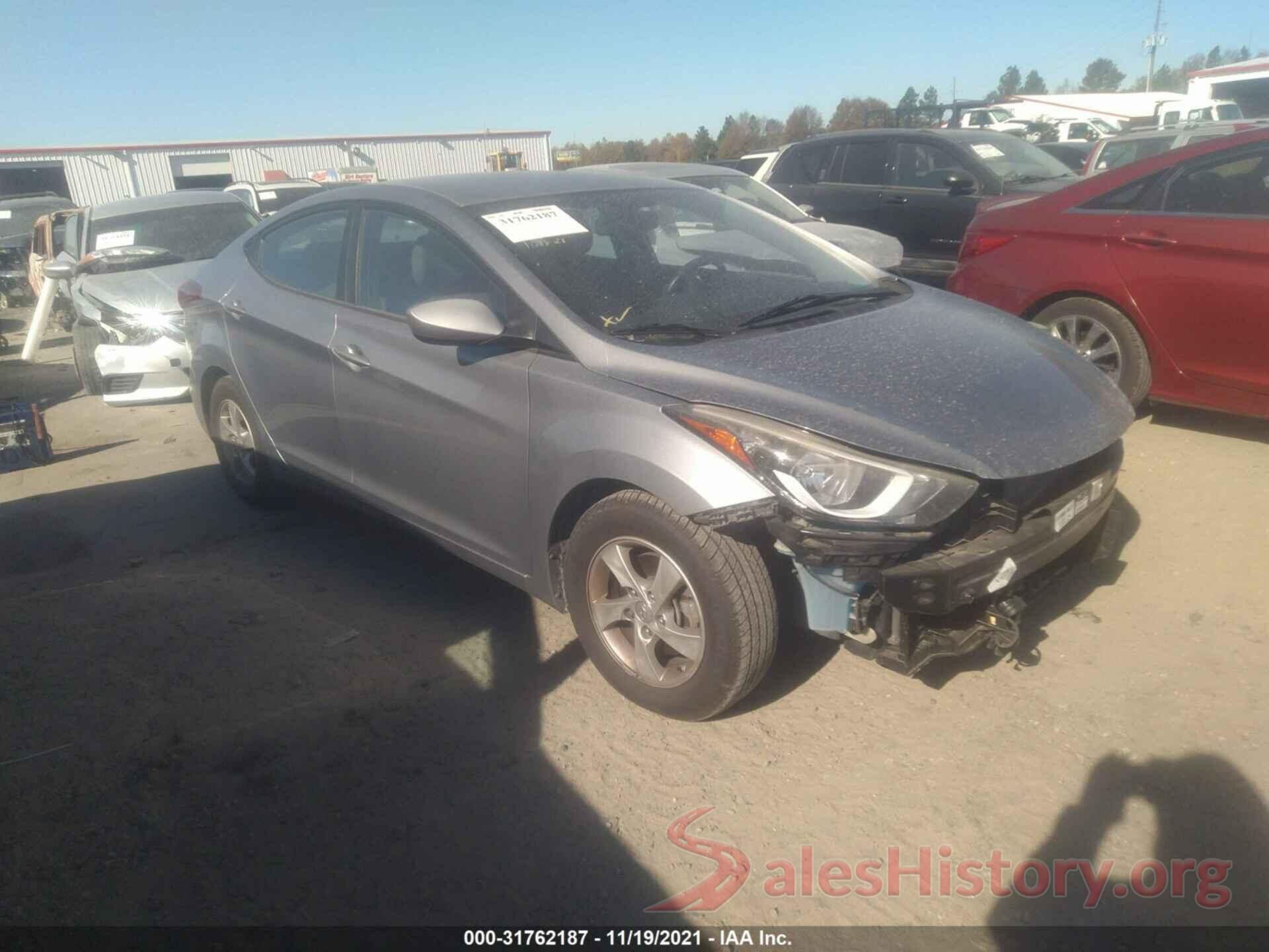 KMHDH4AE3EU191209 2014 HYUNDAI ELANTRA