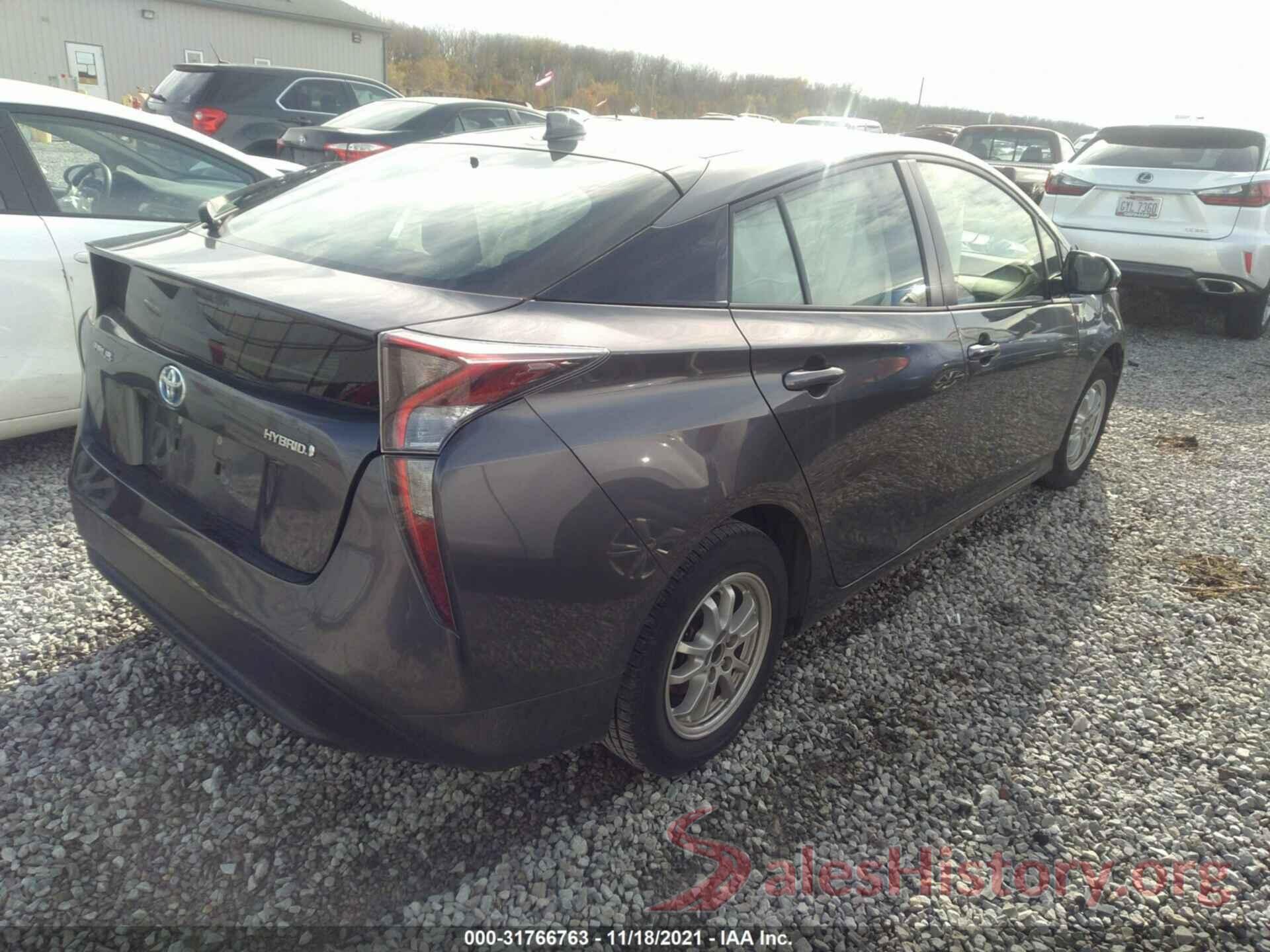 JTDKARFU0G3018821 2016 TOYOTA PRIUS