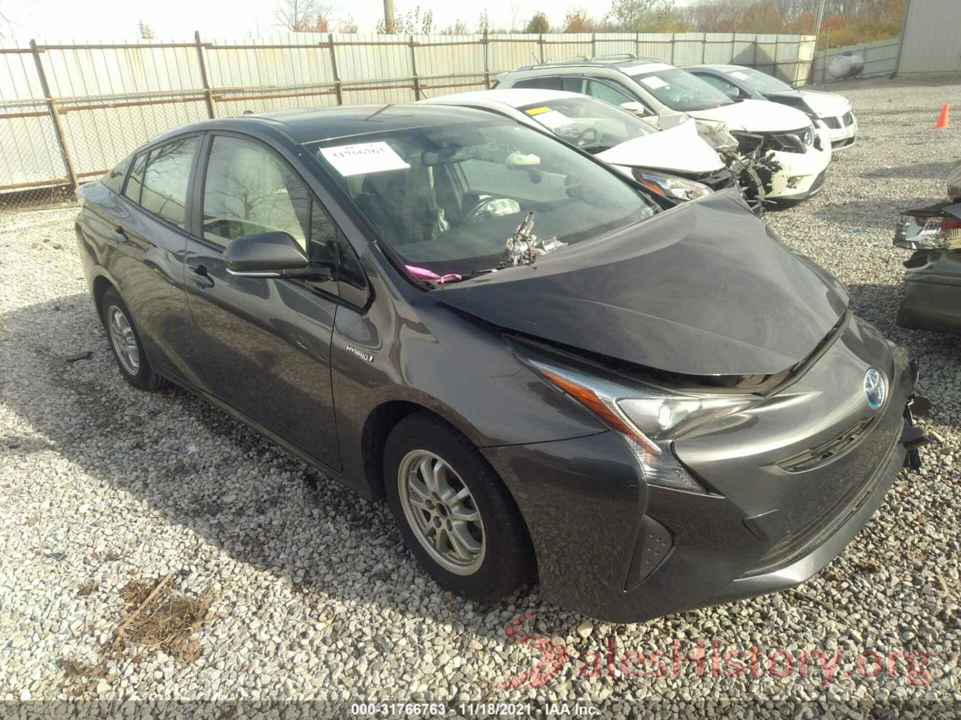 JTDKARFU0G3018821 2016 TOYOTA PRIUS