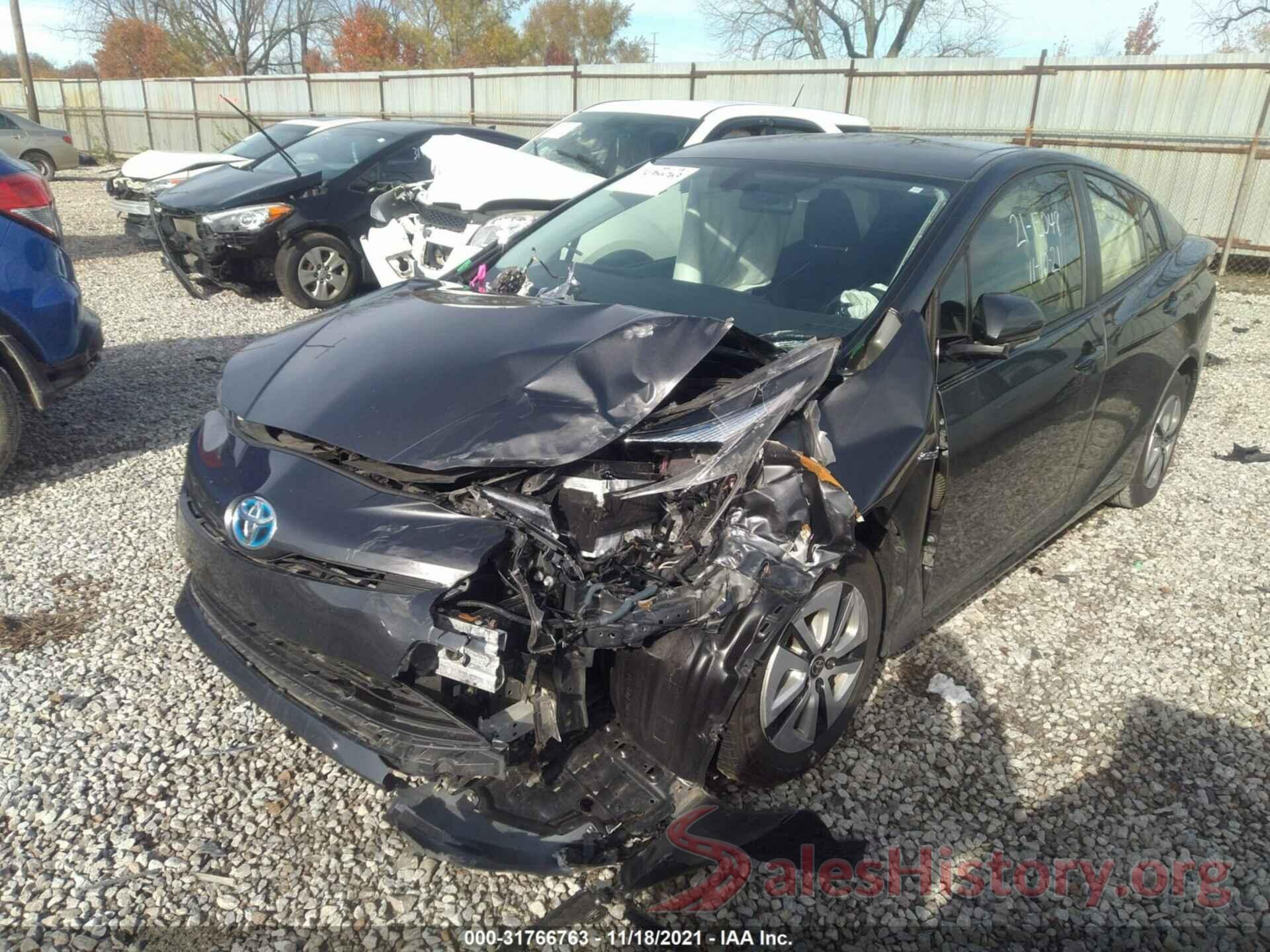 JTDKARFU0G3018821 2016 TOYOTA PRIUS