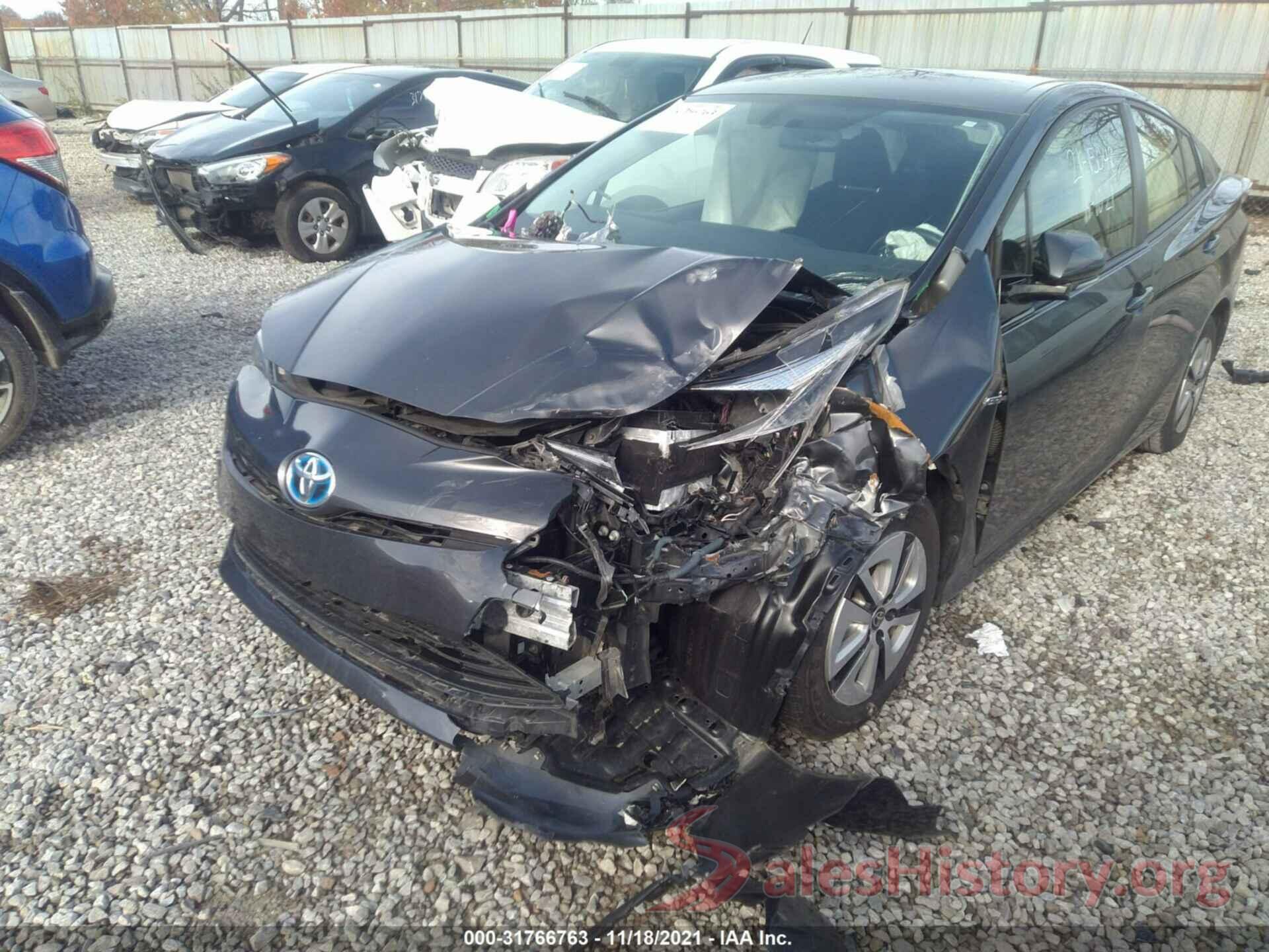 JTDKARFU0G3018821 2016 TOYOTA PRIUS