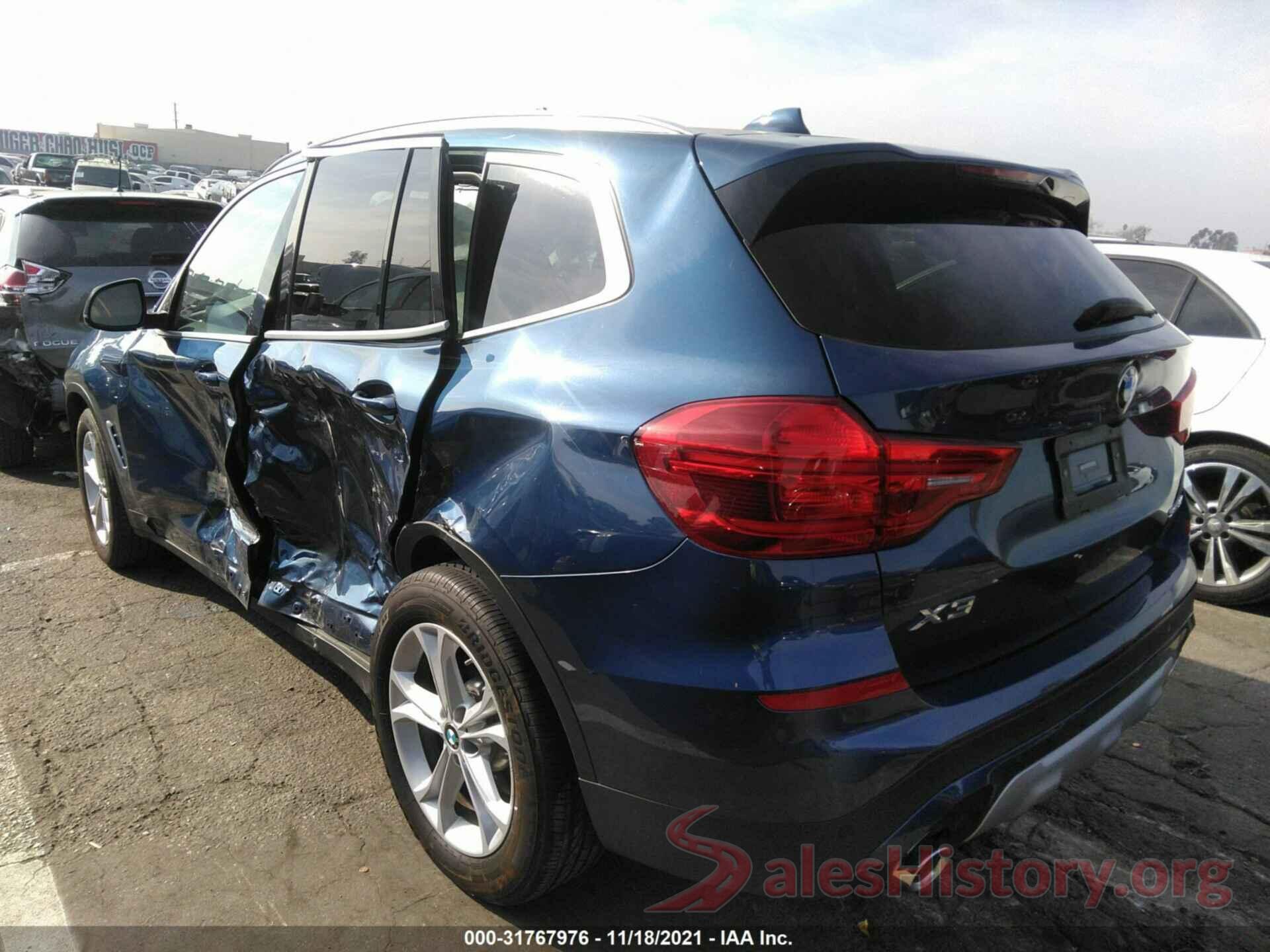 5UXTR7C56KLR48292 2019 BMW X3