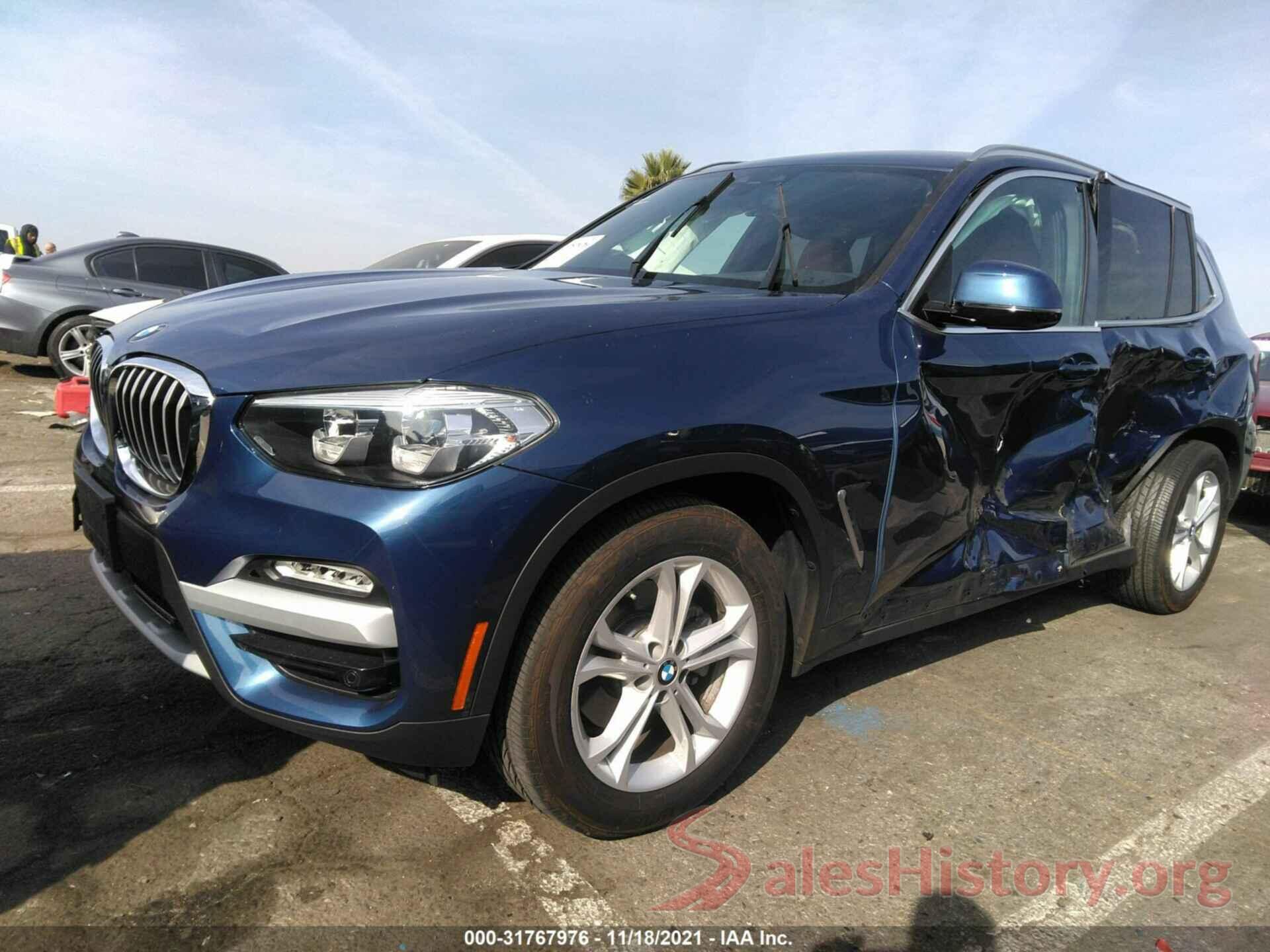 5UXTR7C56KLR48292 2019 BMW X3