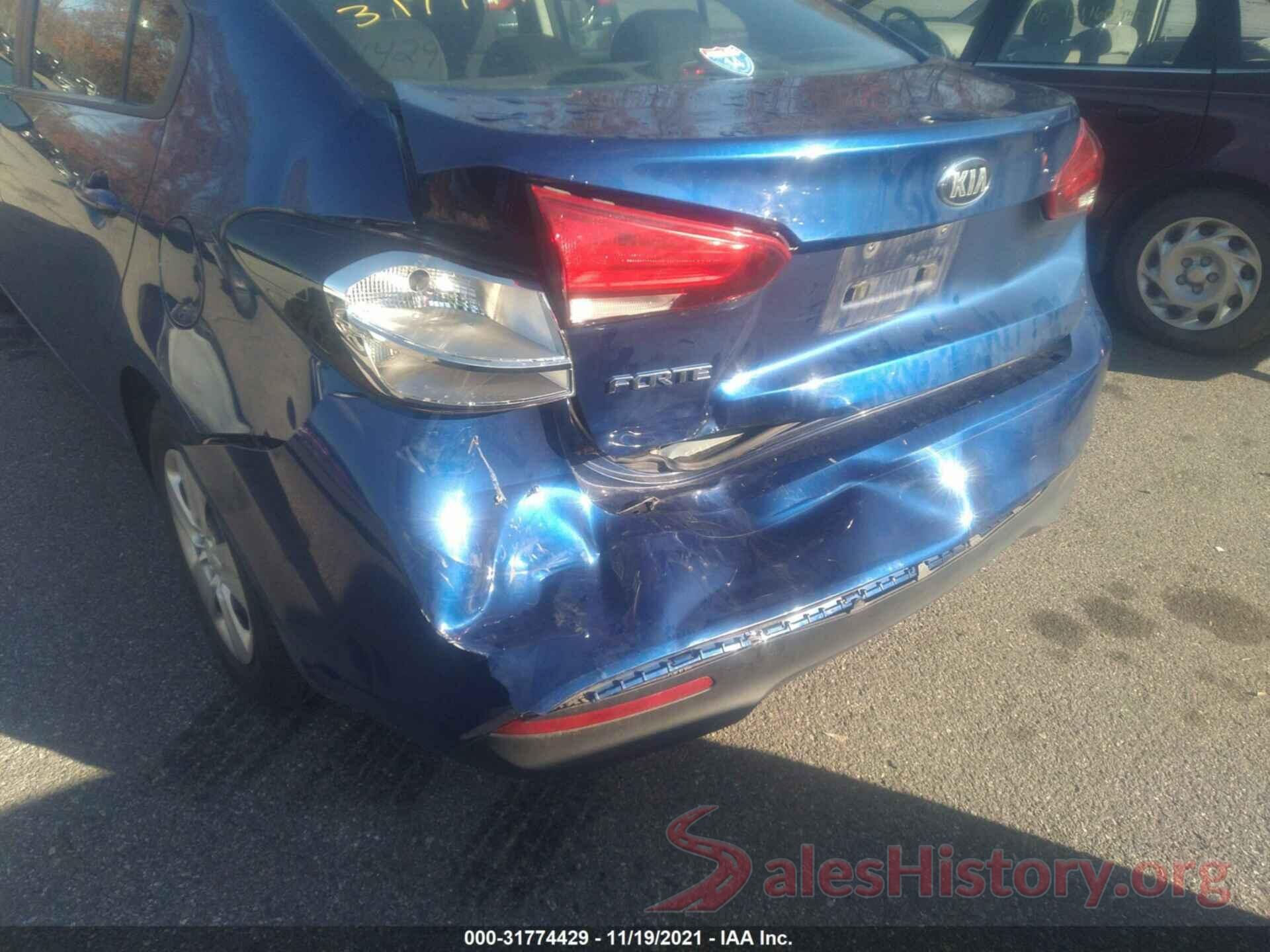 3KPFK4A78JE231146 2018 KIA FORTE