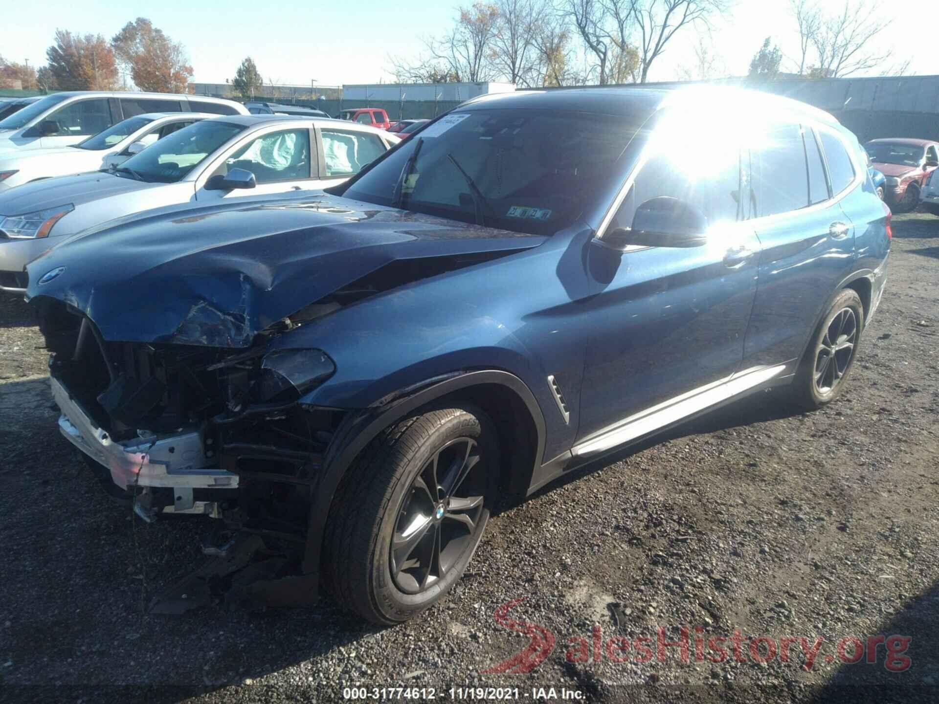 5UXTY5C07L9B28509 2020 BMW X3