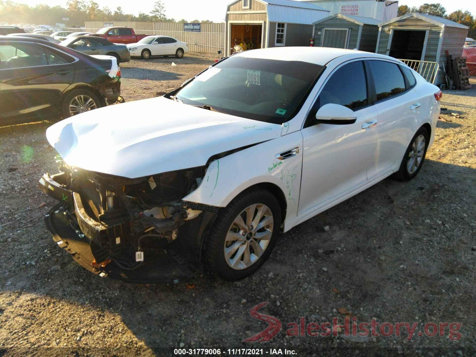 5XXGT4L37GG001576 2016 KIA OPTIMA