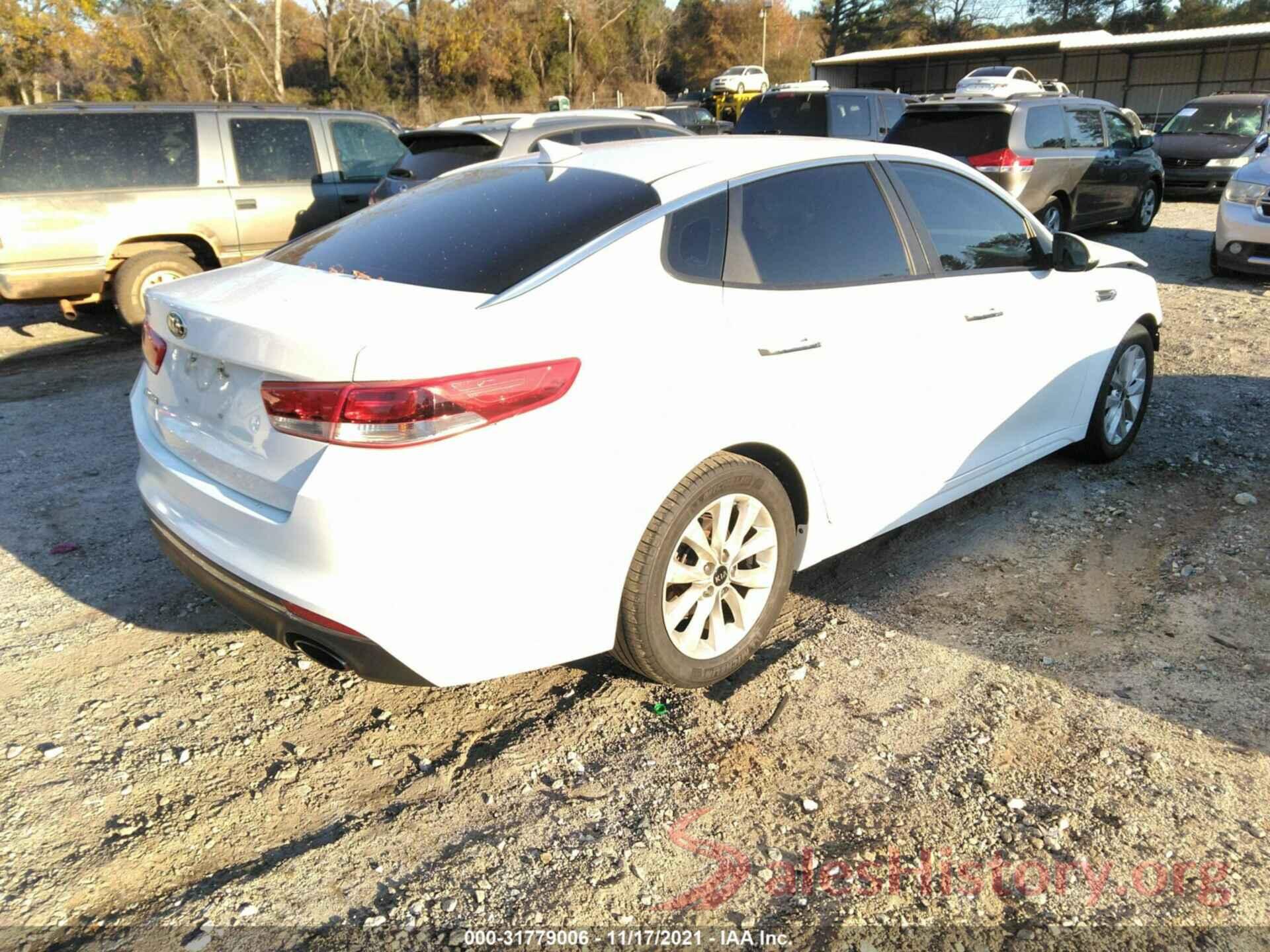 5XXGT4L37GG001576 2016 KIA OPTIMA