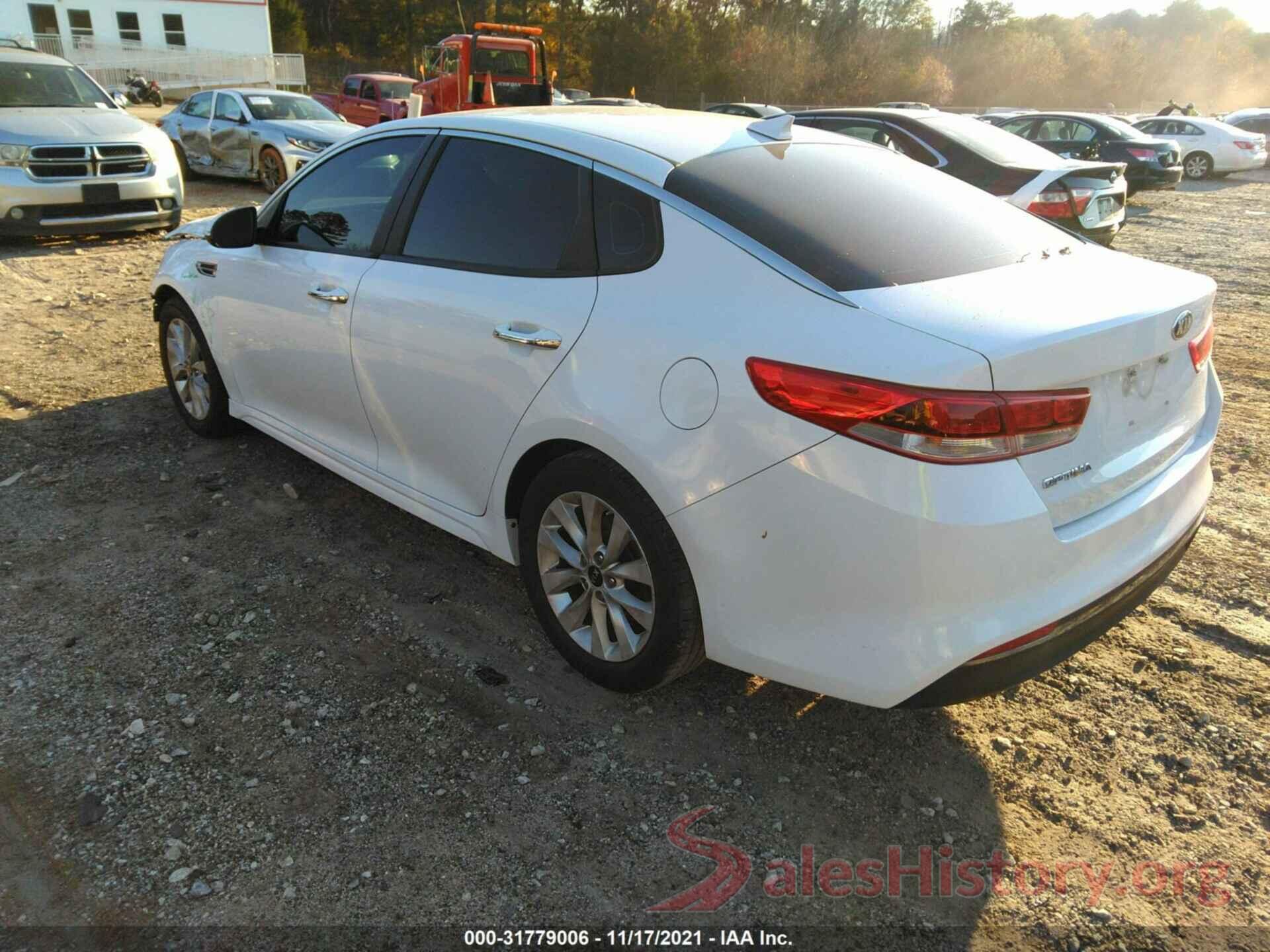 5XXGT4L37GG001576 2016 KIA OPTIMA