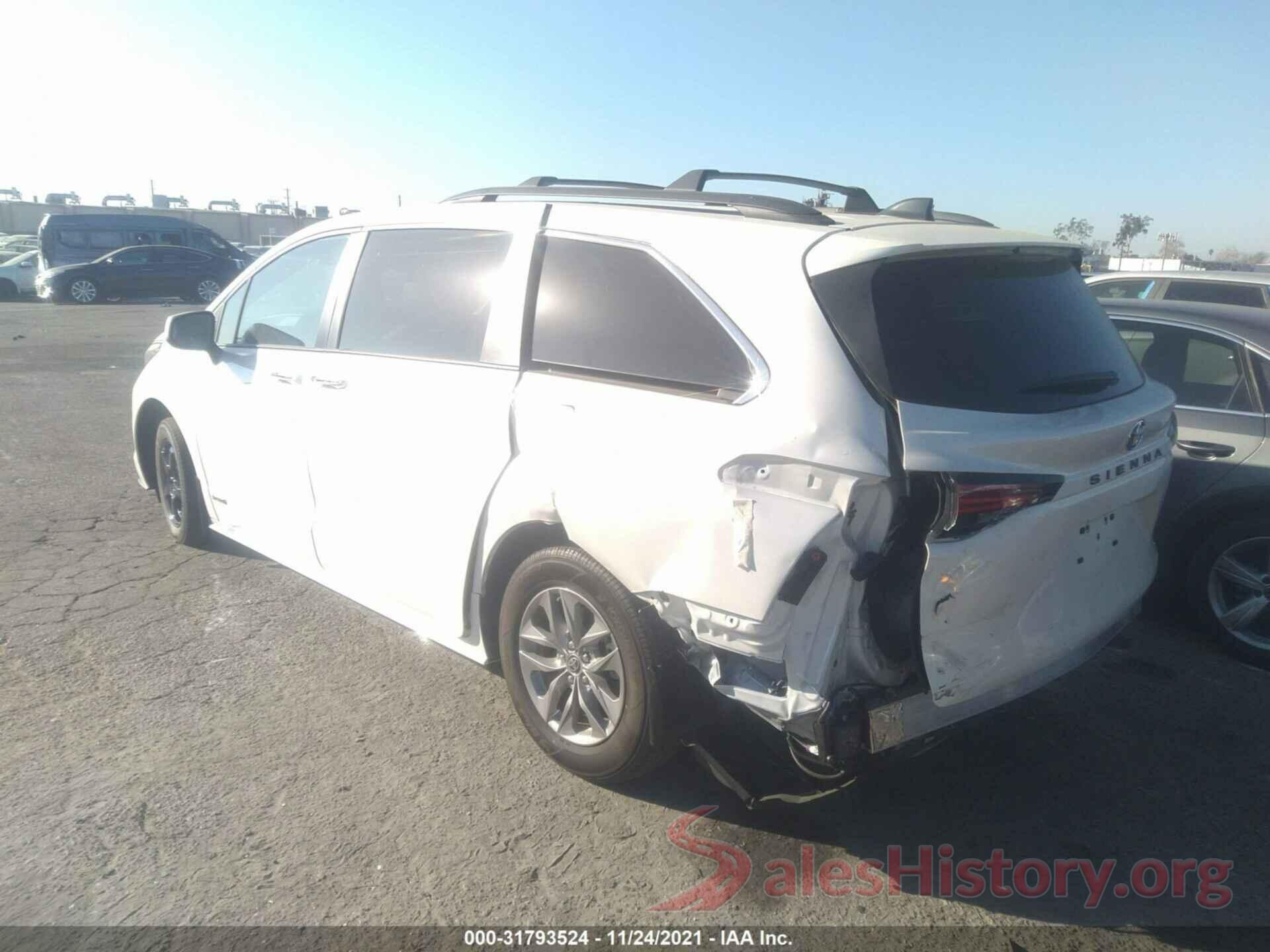 5TDYRKEC5MS061905 2021 TOYOTA SIENNA