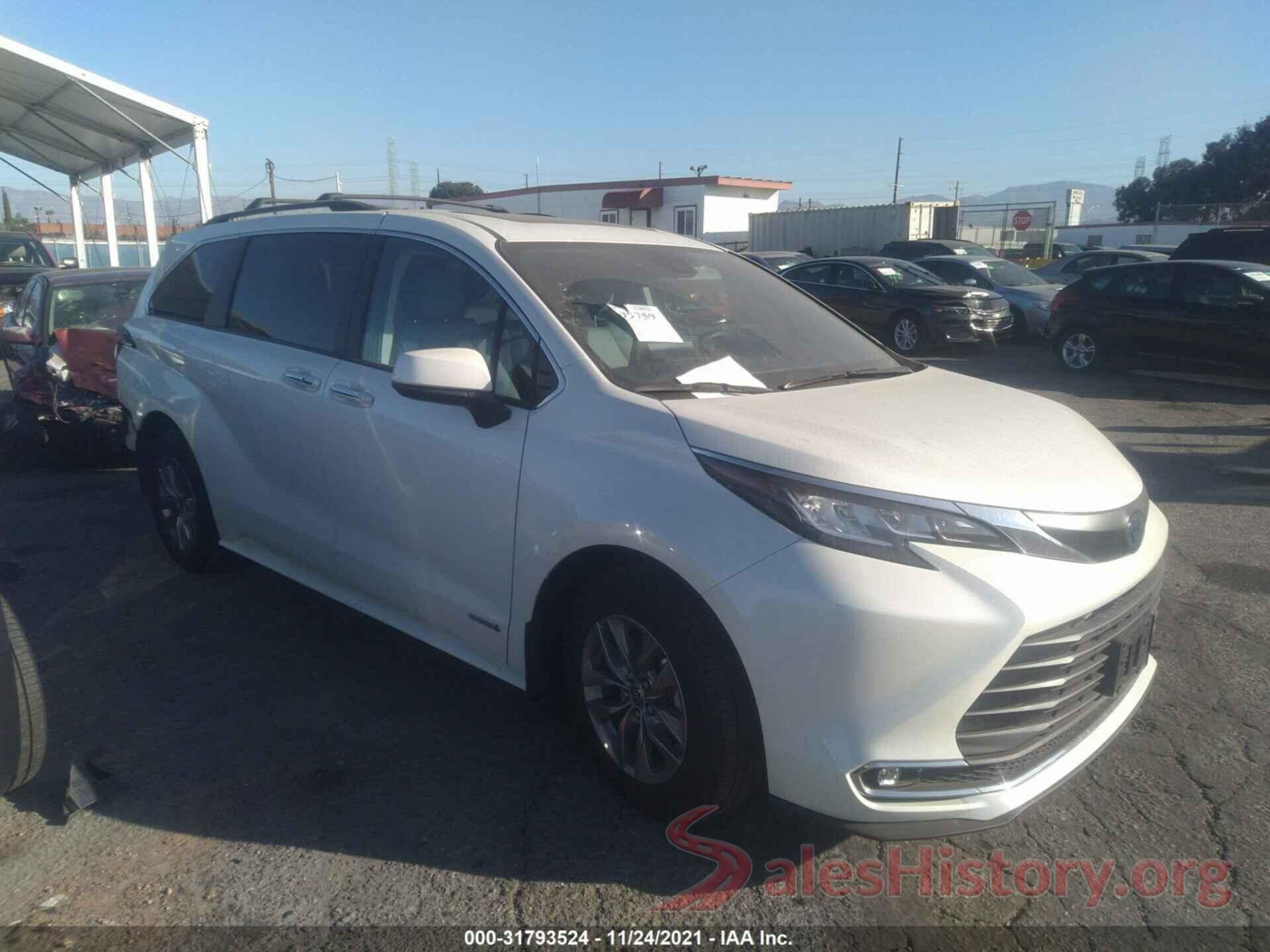 5TDYRKEC5MS061905 2021 TOYOTA SIENNA