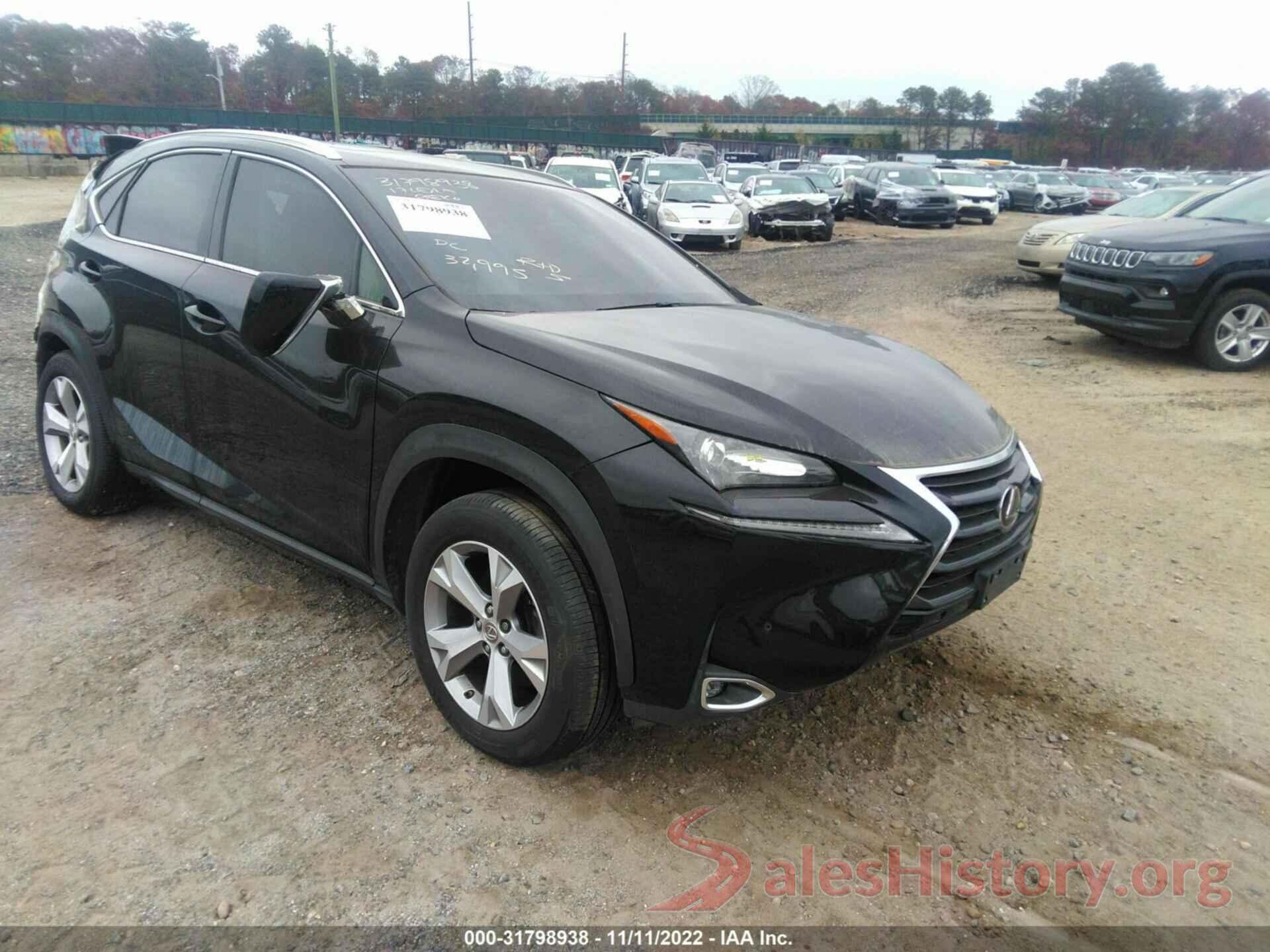 JTJBARBZ1H2141033 2017 LEXUS NX