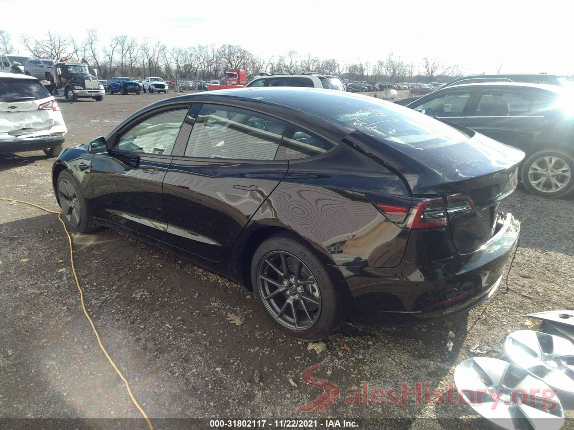 5YJ3E1EA2MF013569 2021 TESLA MODEL 3