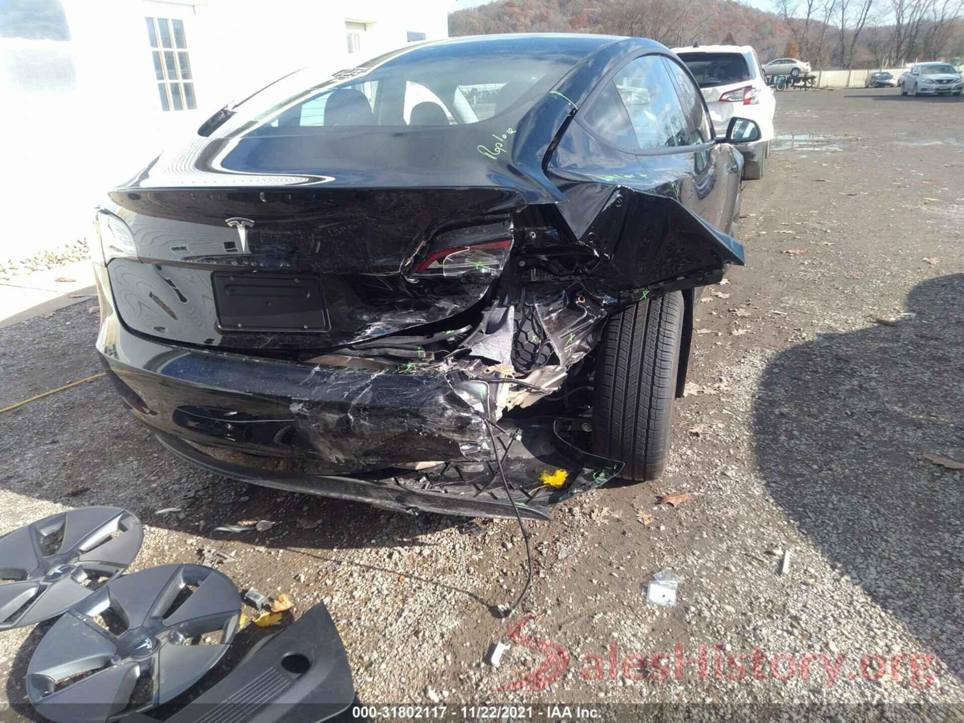 5YJ3E1EA2MF013569 2021 TESLA MODEL 3