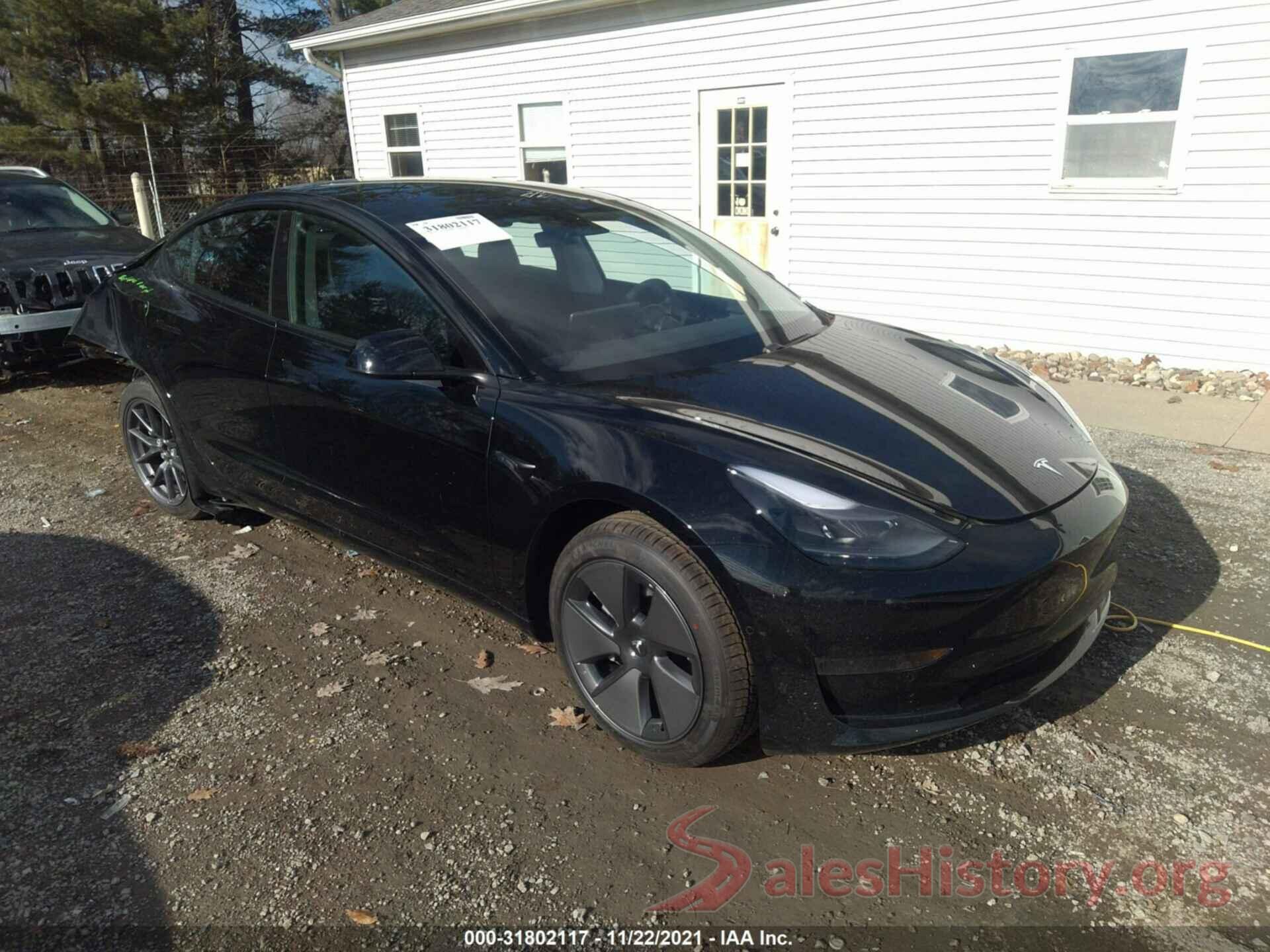 5YJ3E1EA2MF013569 2021 TESLA MODEL 3