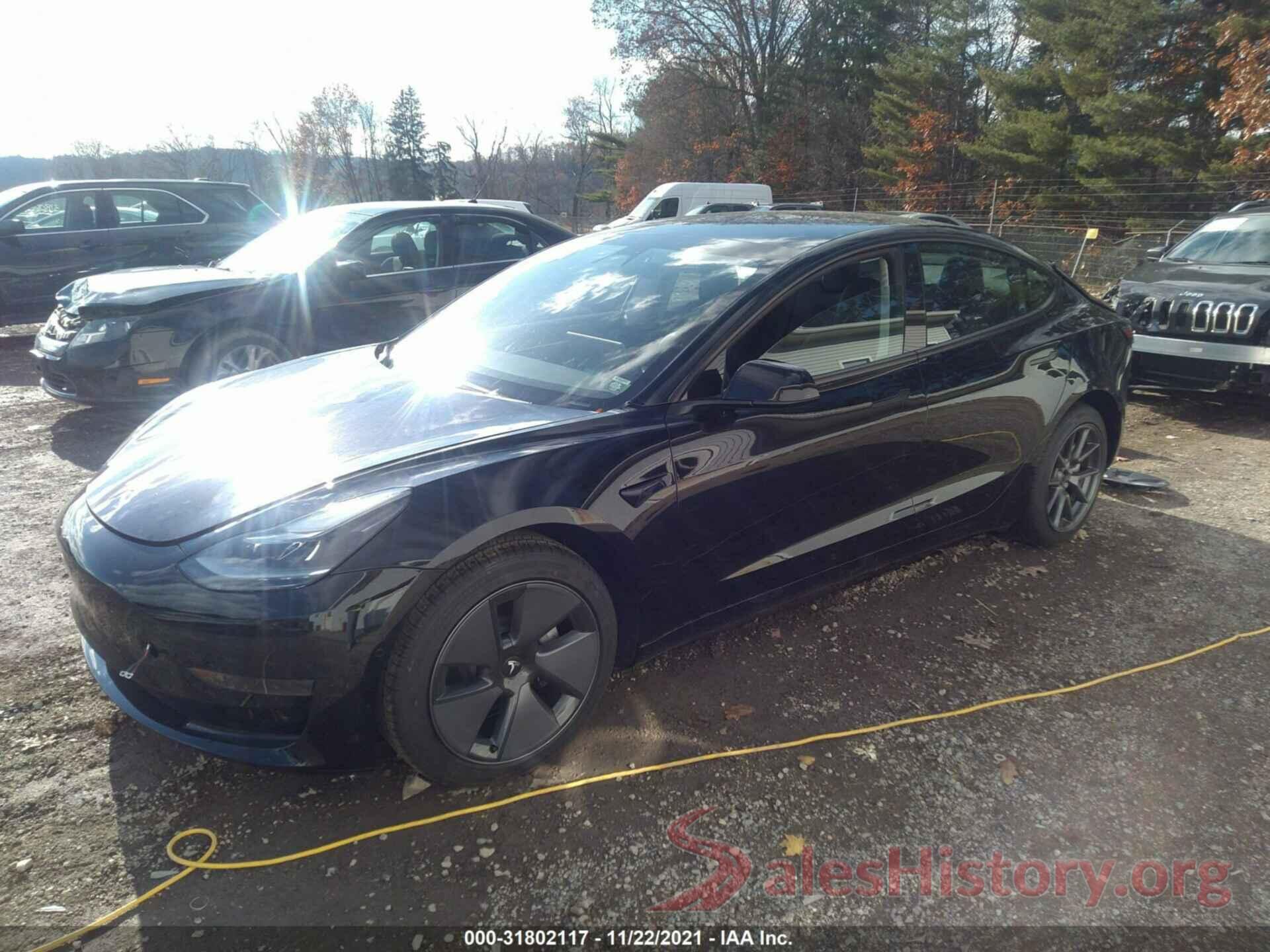 5YJ3E1EA2MF013569 2021 TESLA MODEL 3