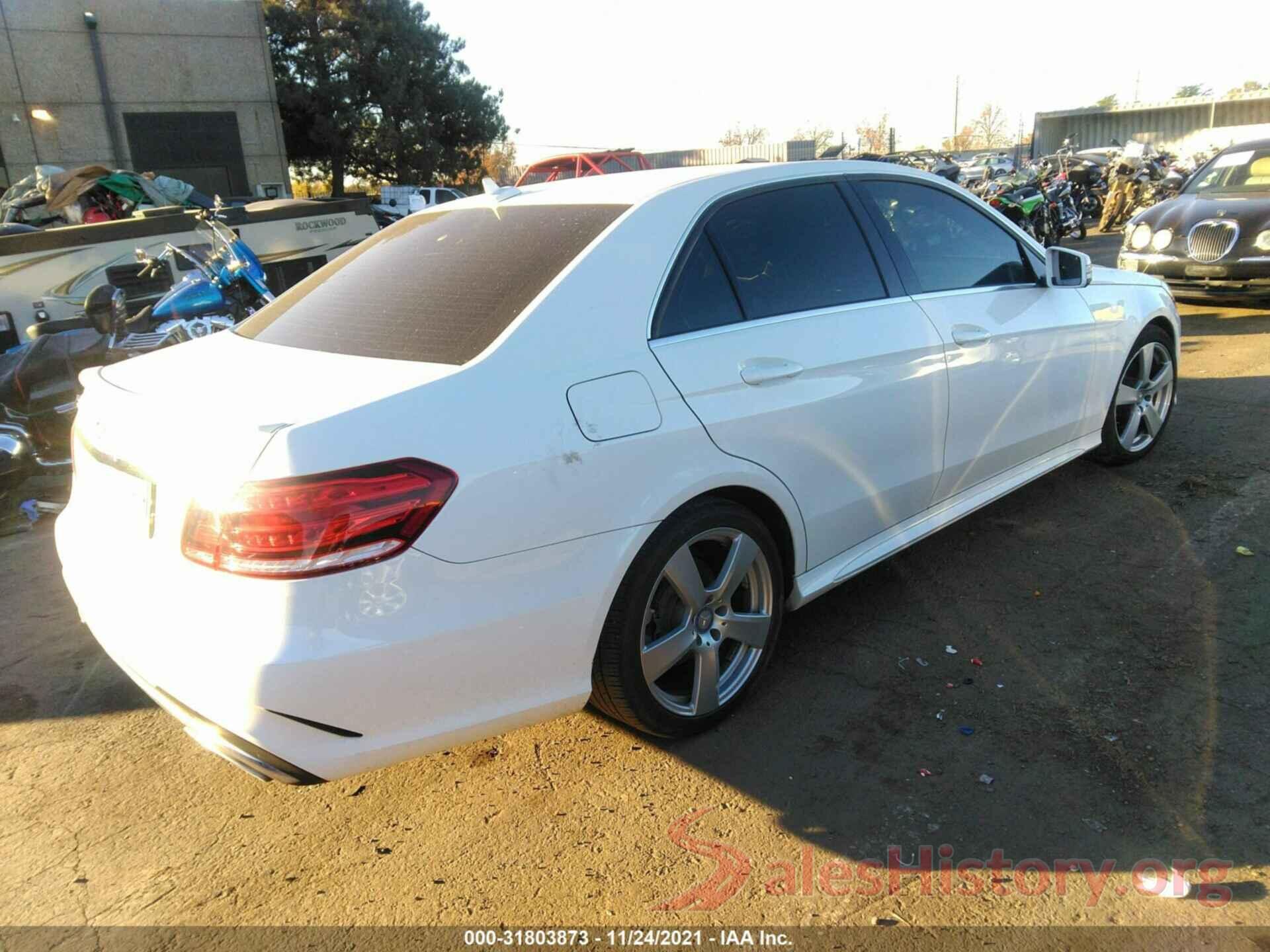 WDDHF5KB2EA846862 2014 MERCEDES-BENZ E-CLASS