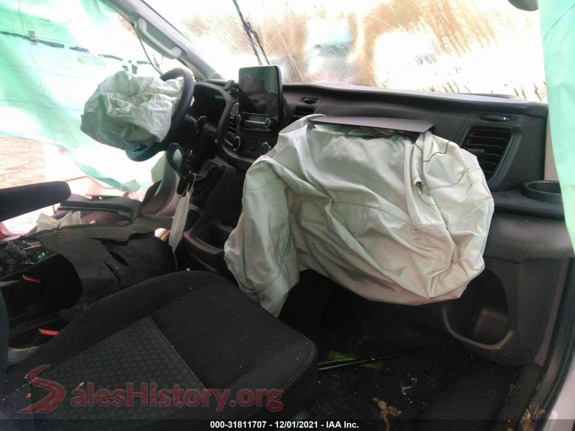2020 FORD TRANSIT CARGO VAN VIN 1FTBW3UG1LKA81731, rear view
