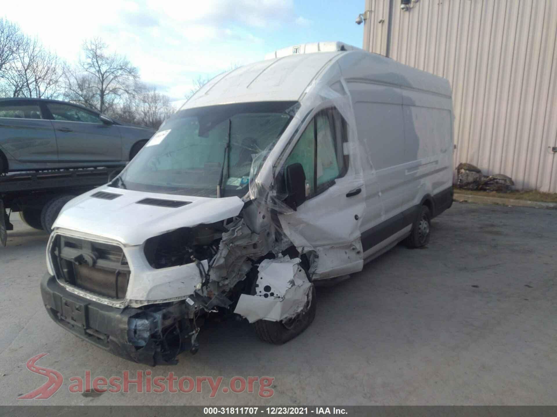 2020 FORD TRANSIT CARGO VAN VIN 1FTBW3UG1LKA81731, front view