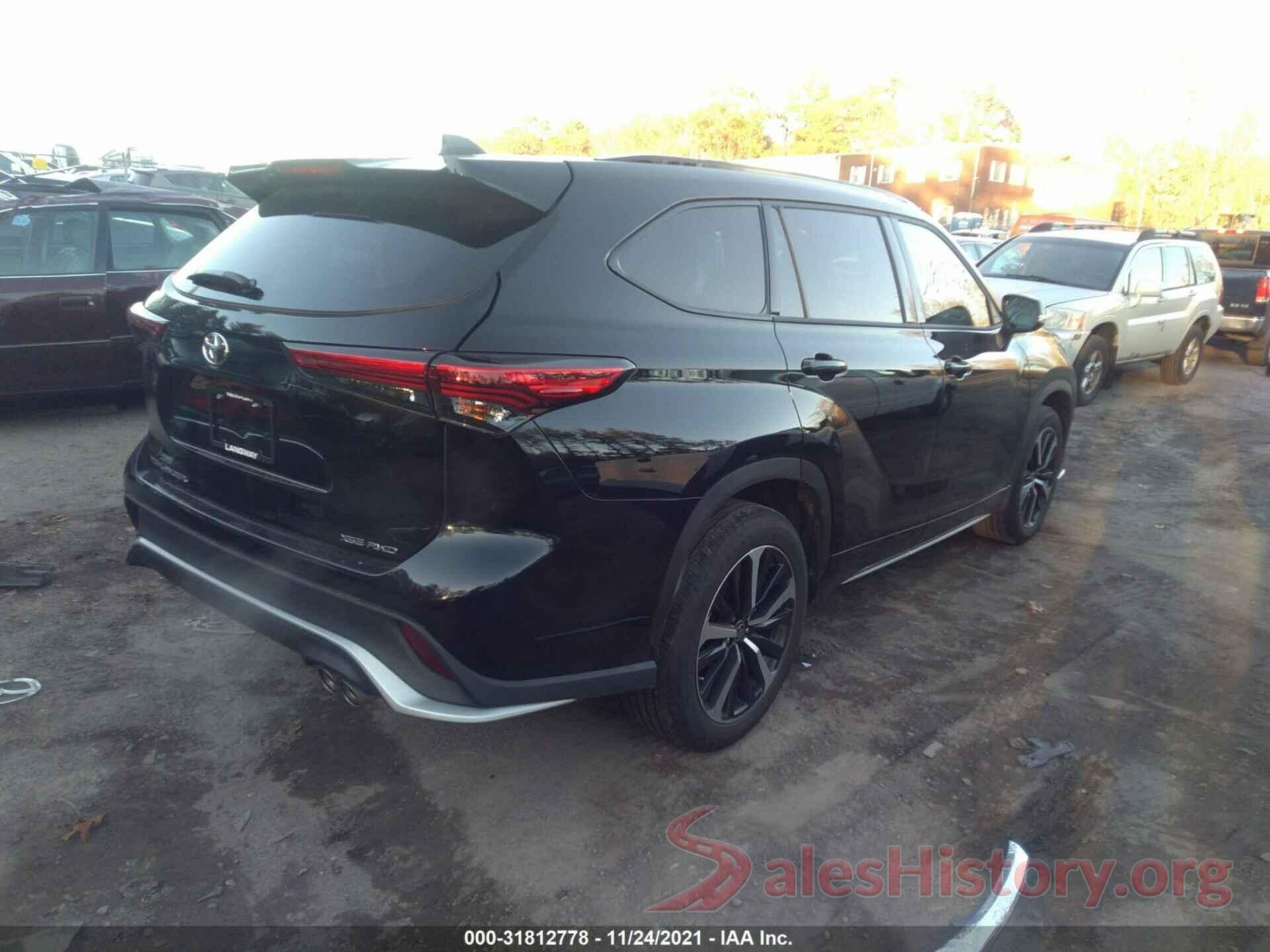 5TDJZRBH9MS142447 2021 TOYOTA HIGHLANDER