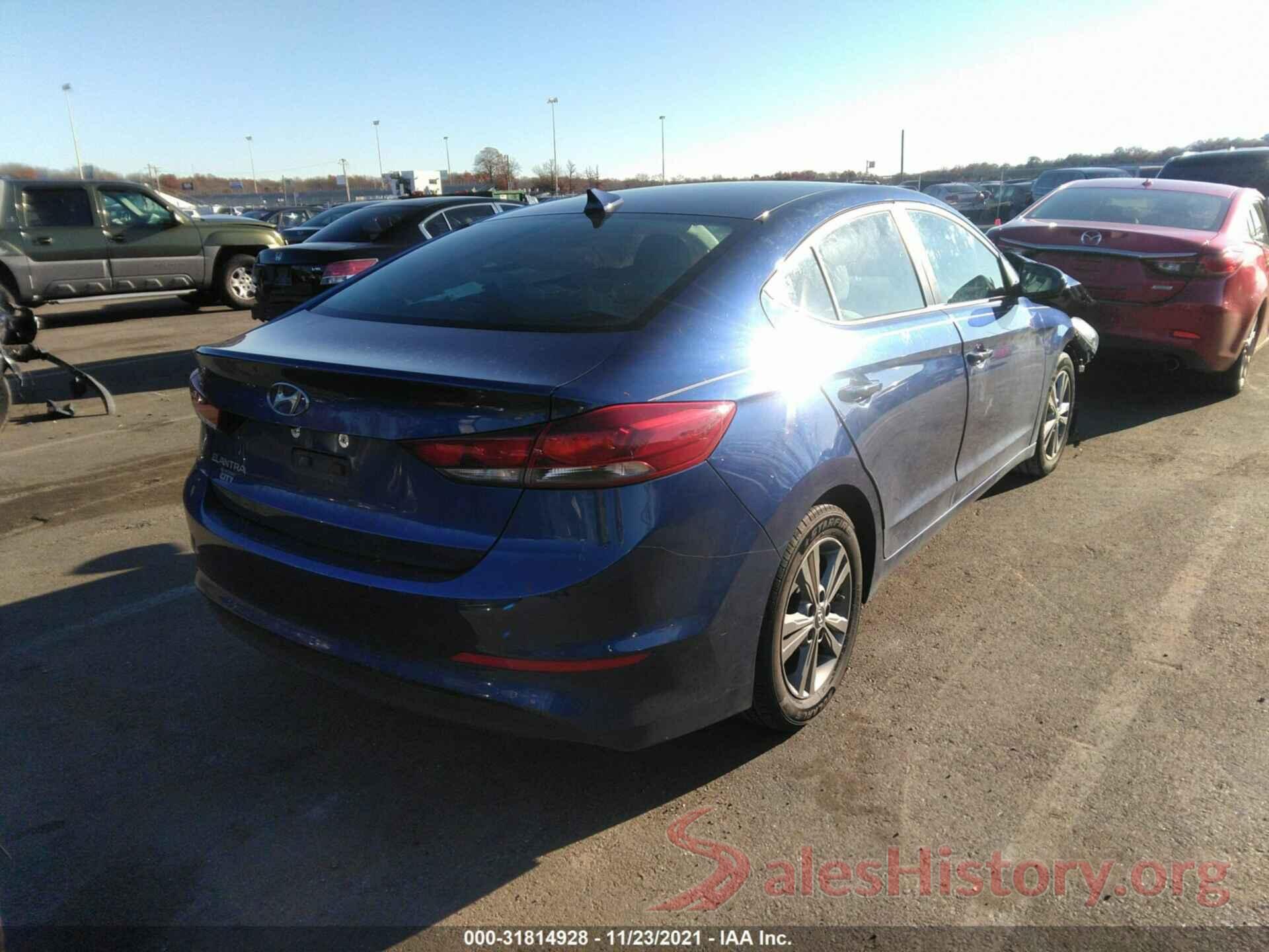 5NPD84LF3HH091121 2017 HYUNDAI ELANTRA