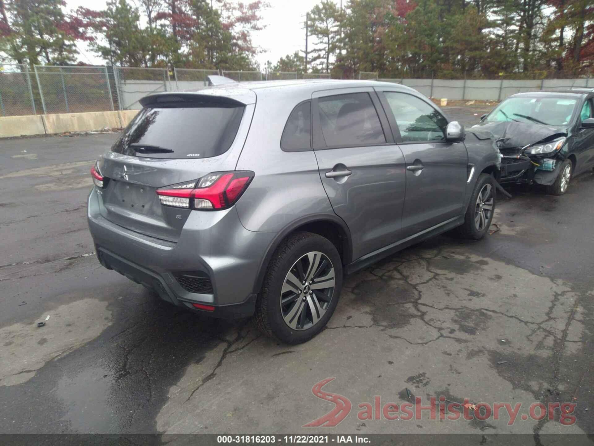 JA4AR3AU3LU028864 2020 MITSUBISHI OUTLANDER SPORT