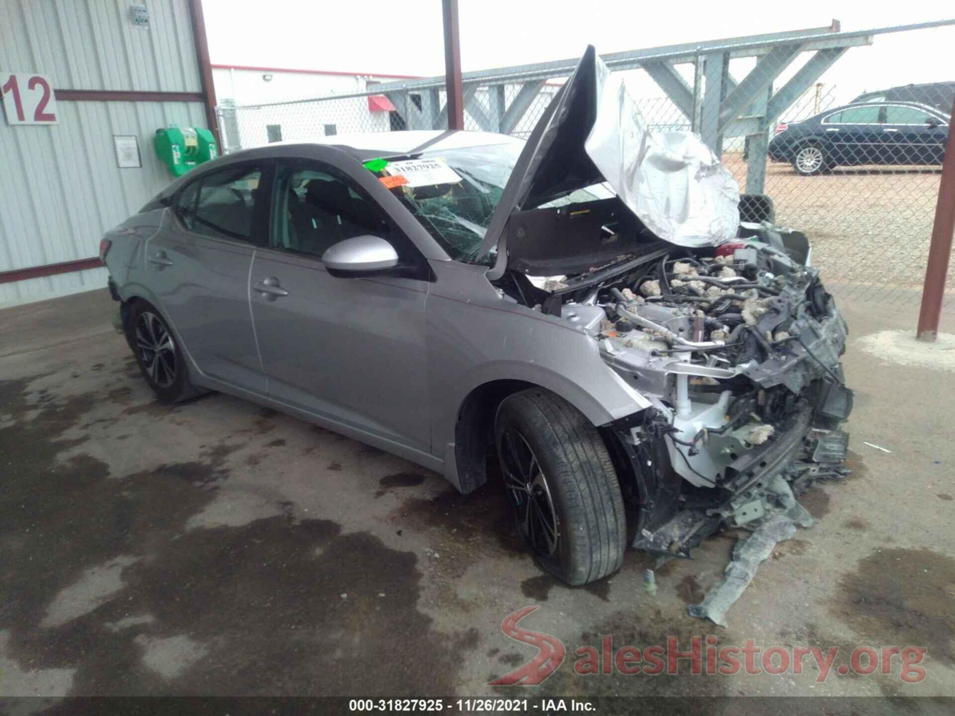 3N1AB8CV3MY311599 2021 NISSAN SENTRA