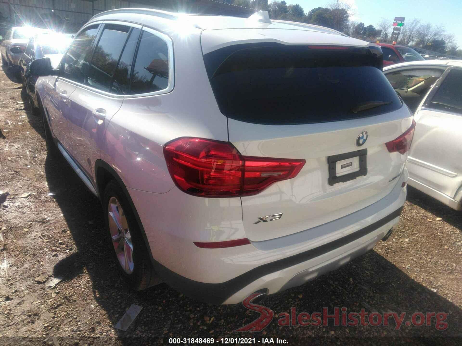 5UXTR7C5XKLE97001 2019 BMW X3