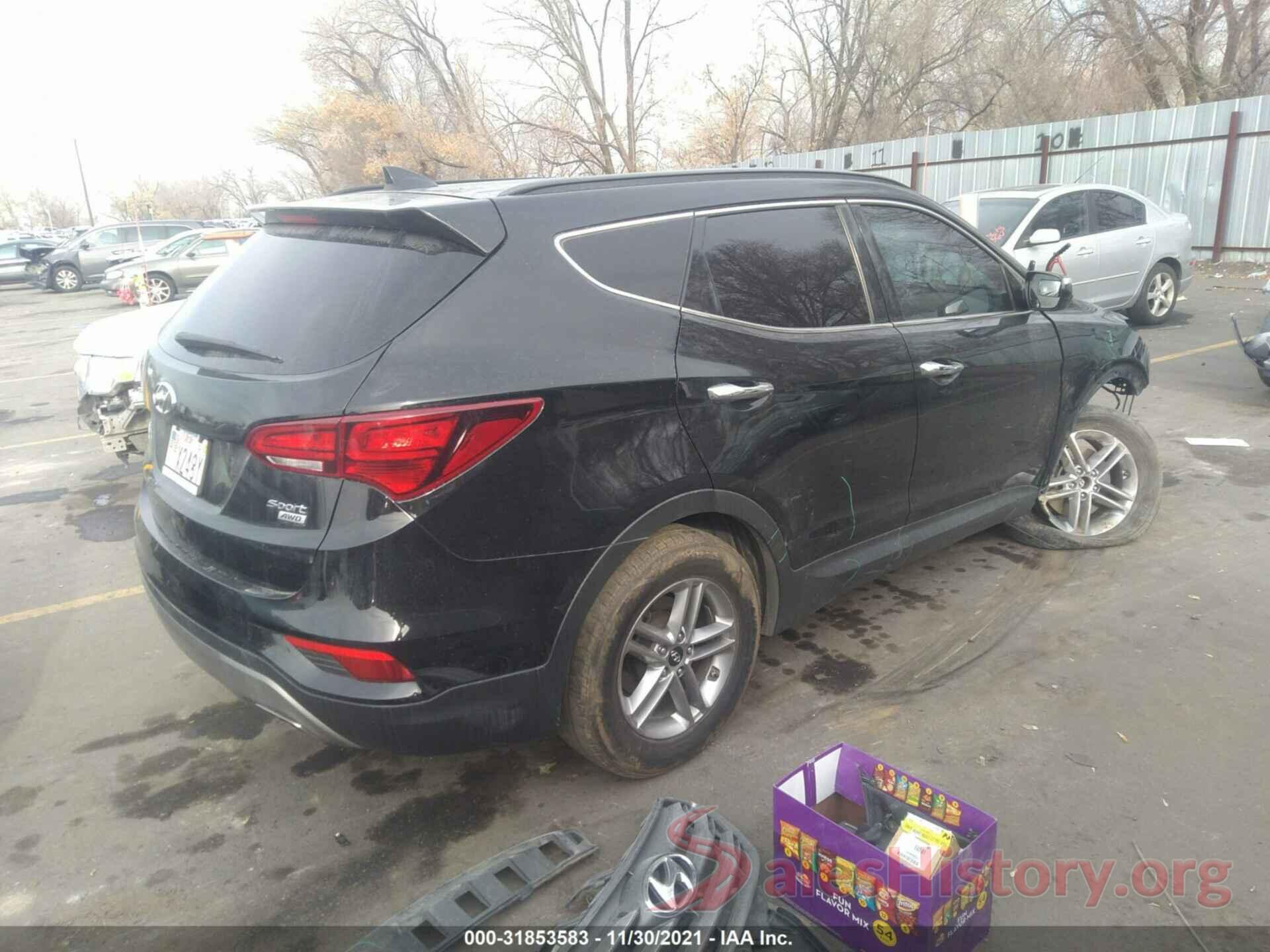 5NMZUDLB6HH052289 2017 HYUNDAI SANTA FE SPORT