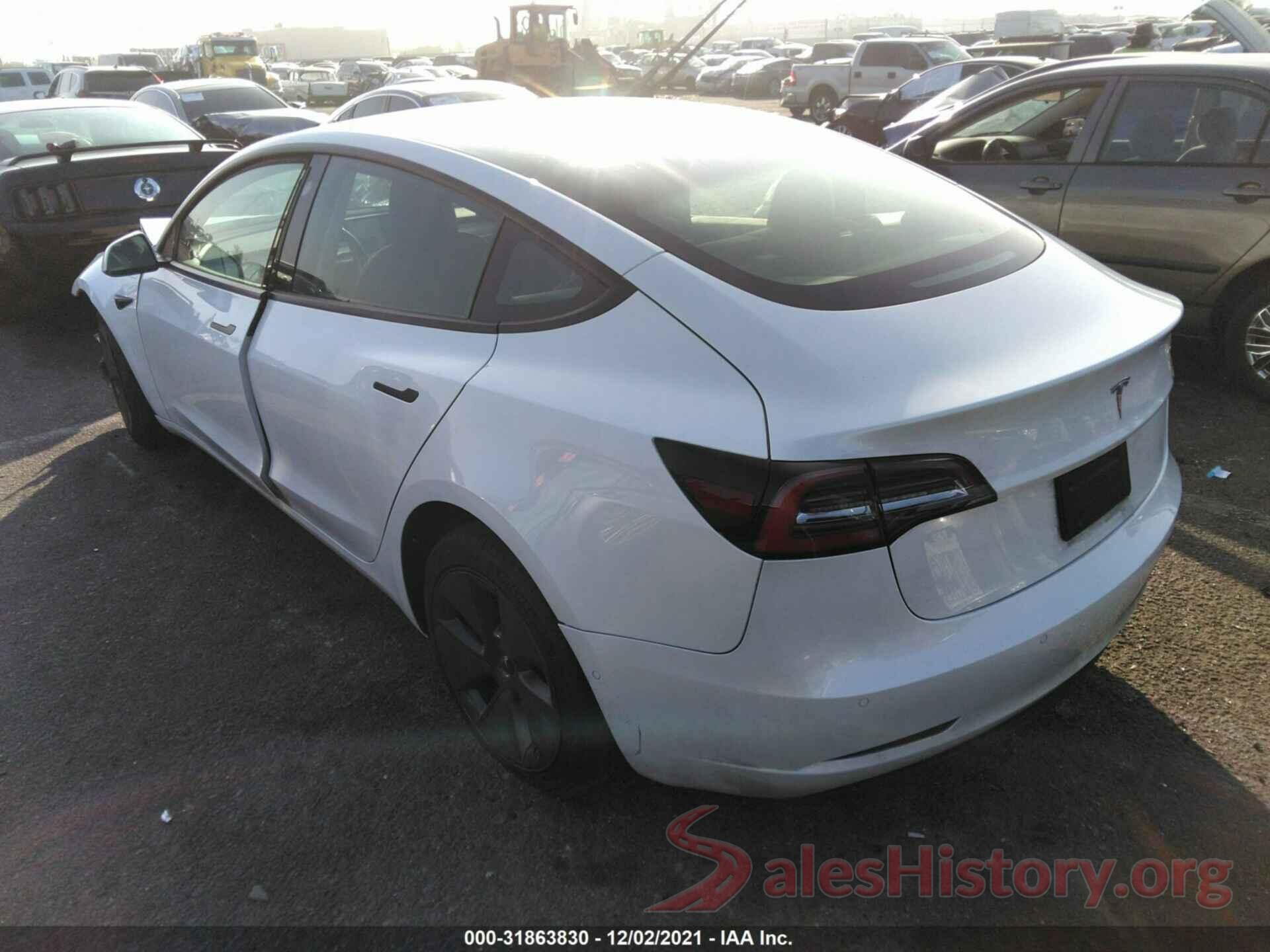 5YJ3E1EA1MF057966 2021 TESLA MODEL 3