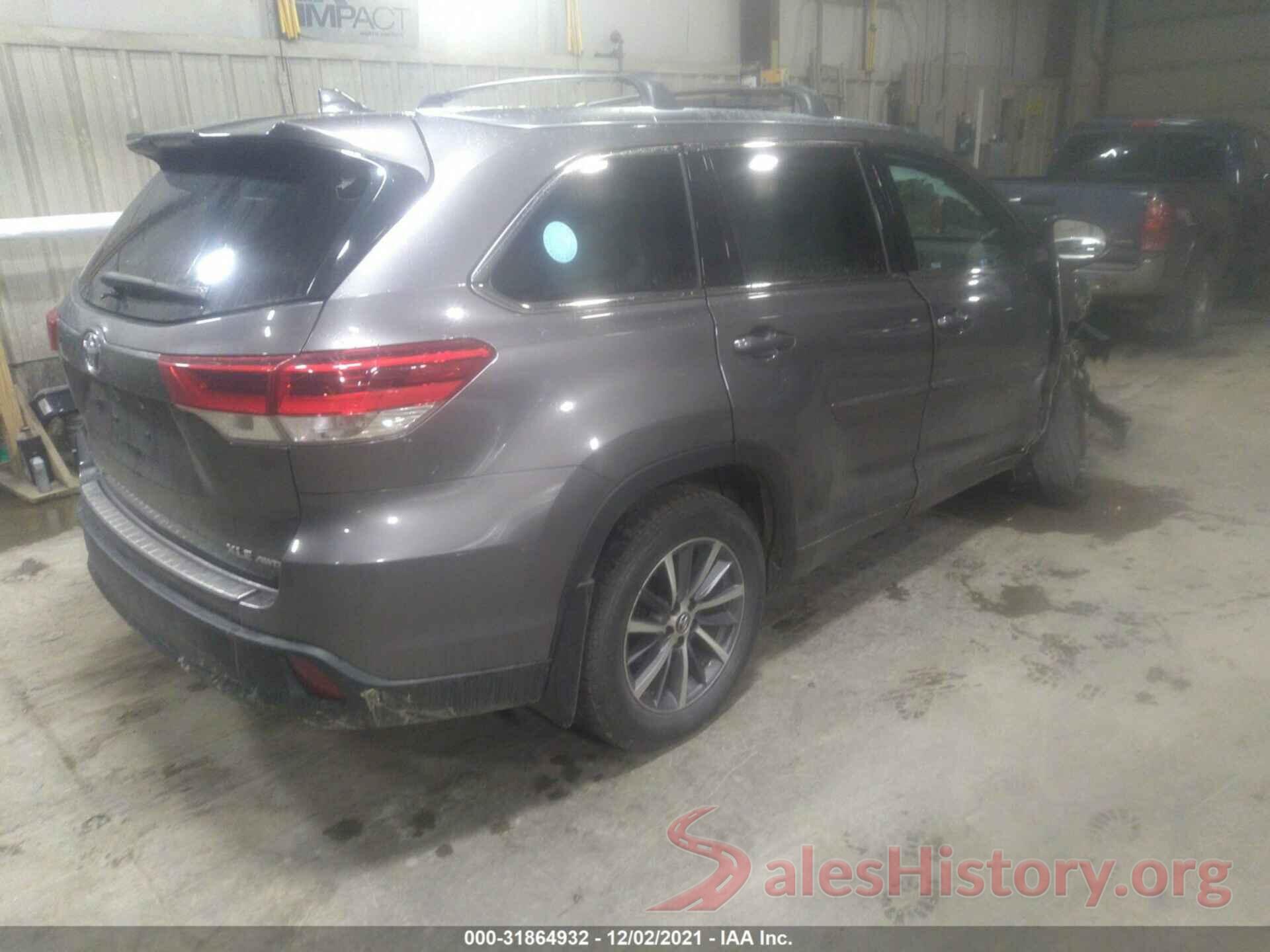 5TDJZRFH0JS900455 2018 TOYOTA HIGHLANDER