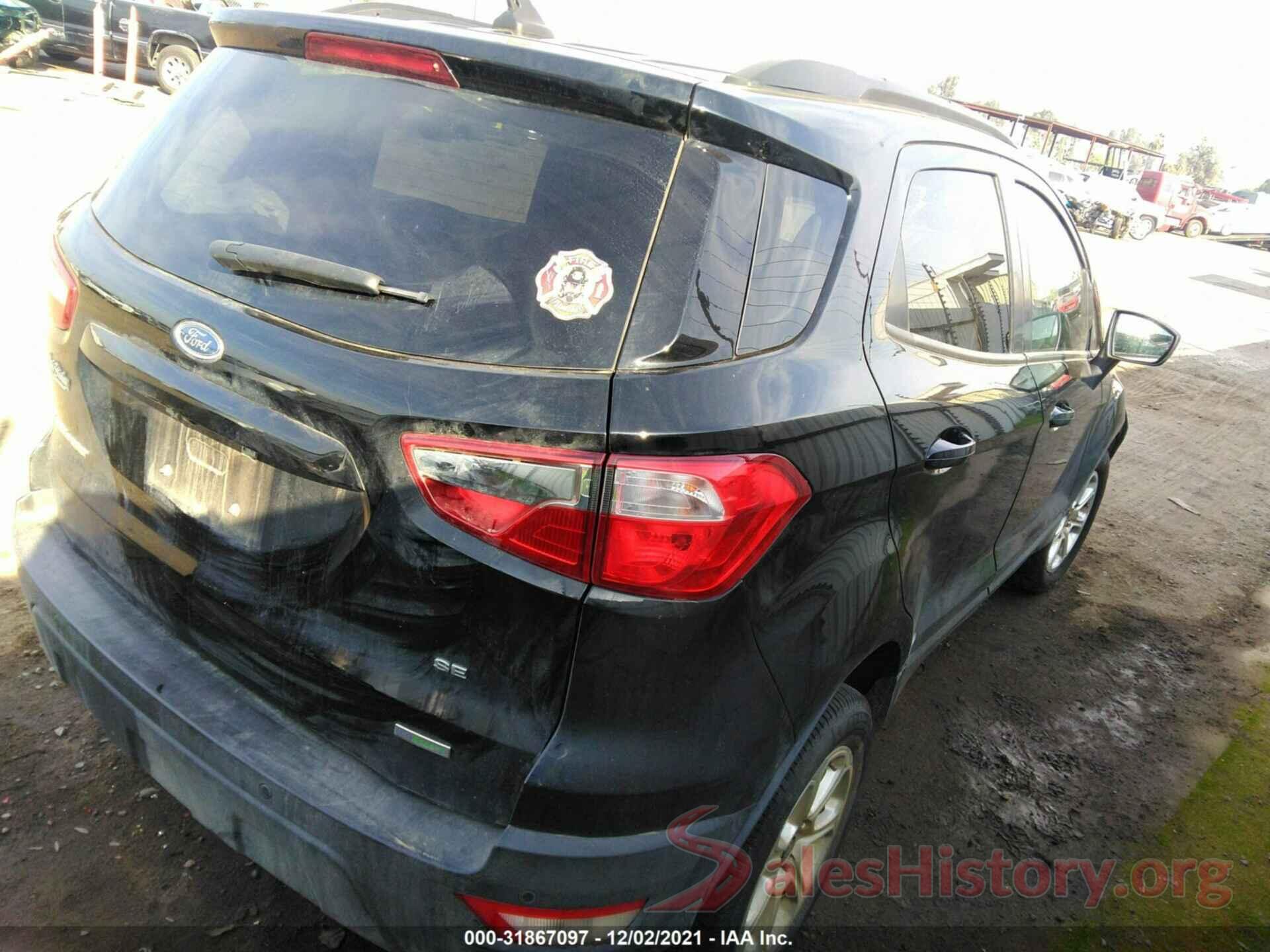 MAJ3S2GE7KC286487 2019 FORD ECOSPORT