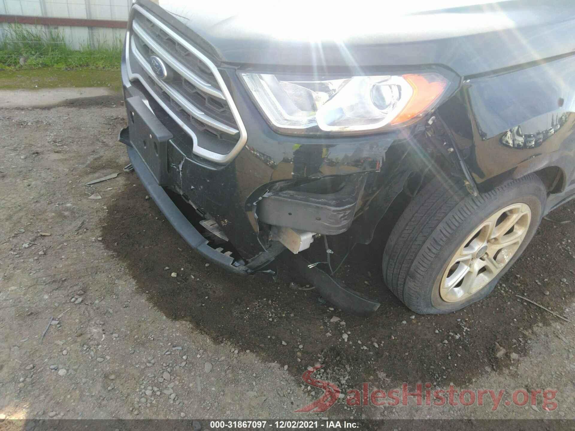 MAJ3S2GE7KC286487 2019 FORD ECOSPORT