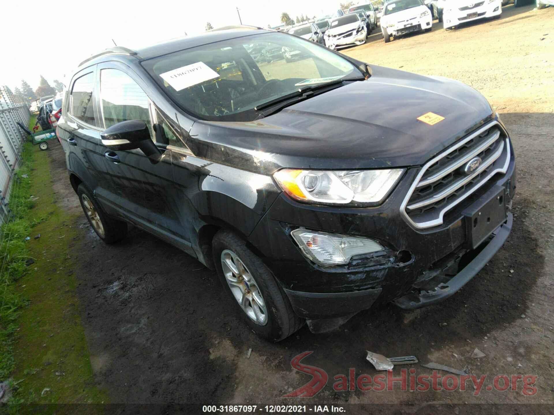 MAJ3S2GE7KC286487 2019 FORD ECOSPORT