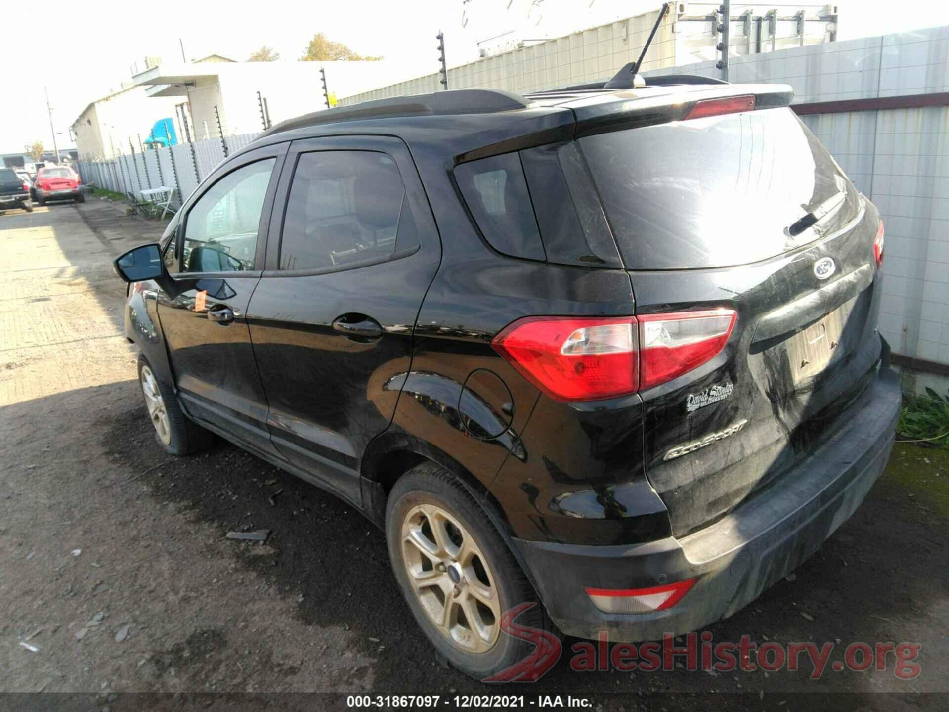 MAJ3S2GE7KC286487 2019 FORD ECOSPORT