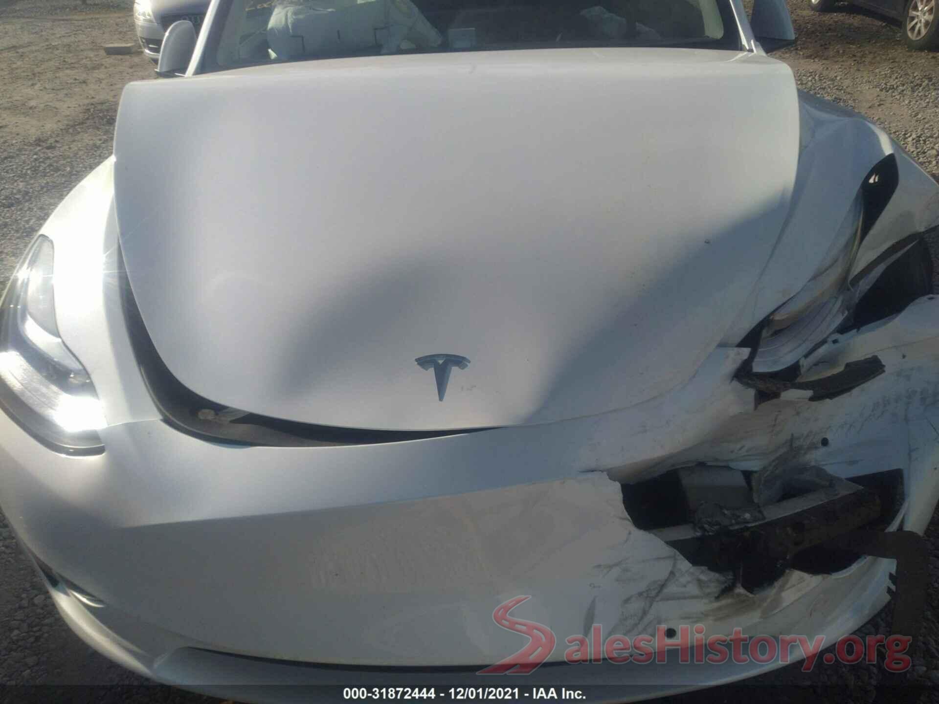 7SAYGAEE6NF309444 2022 TESLA MODEL Y