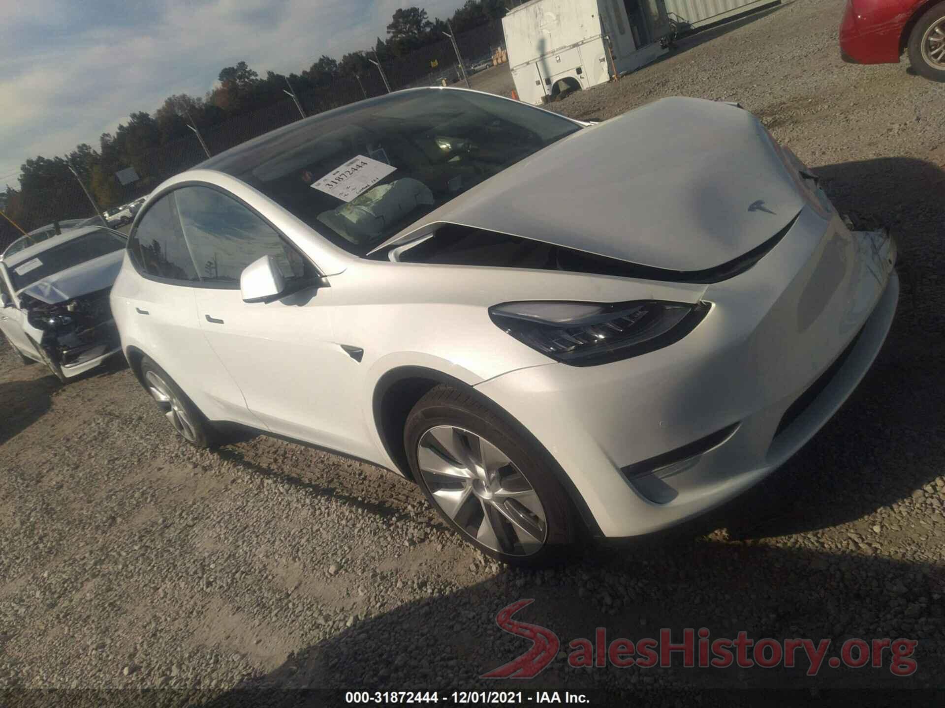 7SAYGAEE6NF309444 2022 TESLA MODEL Y