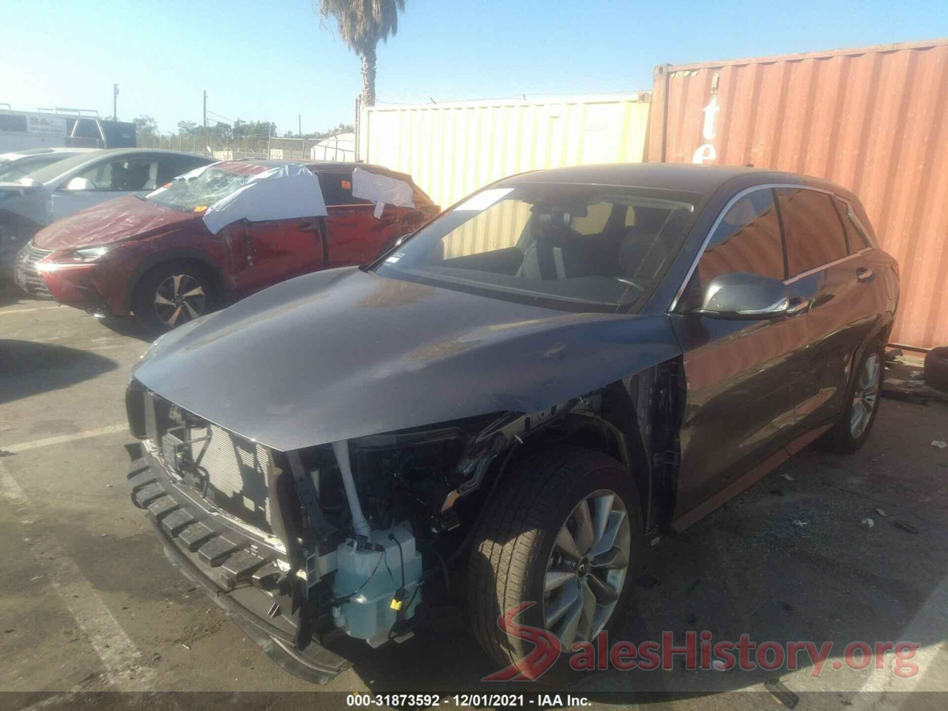 3PCAJ5AA4MF115472 2021 INFINITI QX50