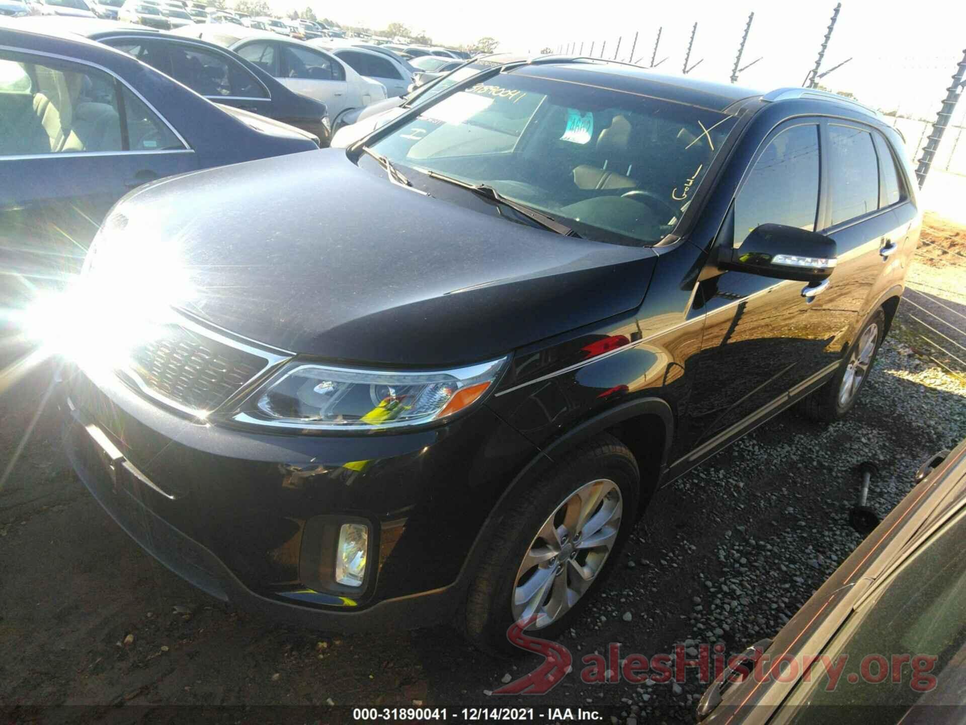 5XYKU4A77EG452514 2014 KIA SORENTO