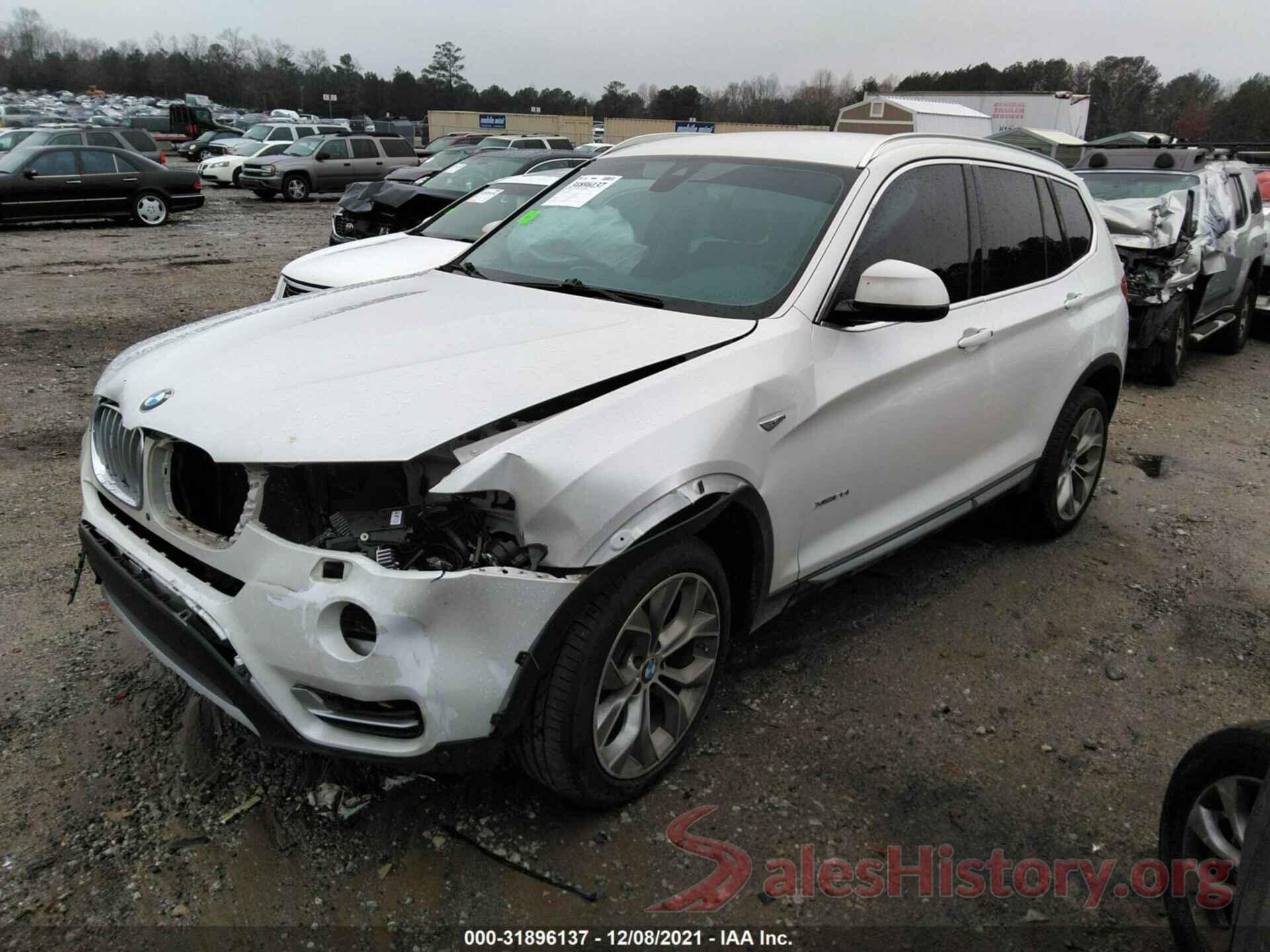 5UXWX9C58H0D98959 2017 BMW X3