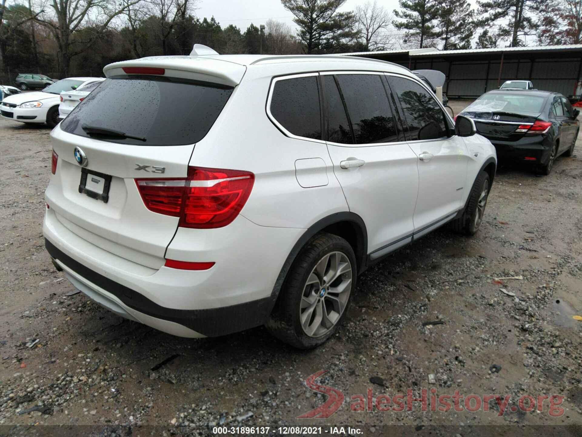 5UXWX9C58H0D98959 2017 BMW X3